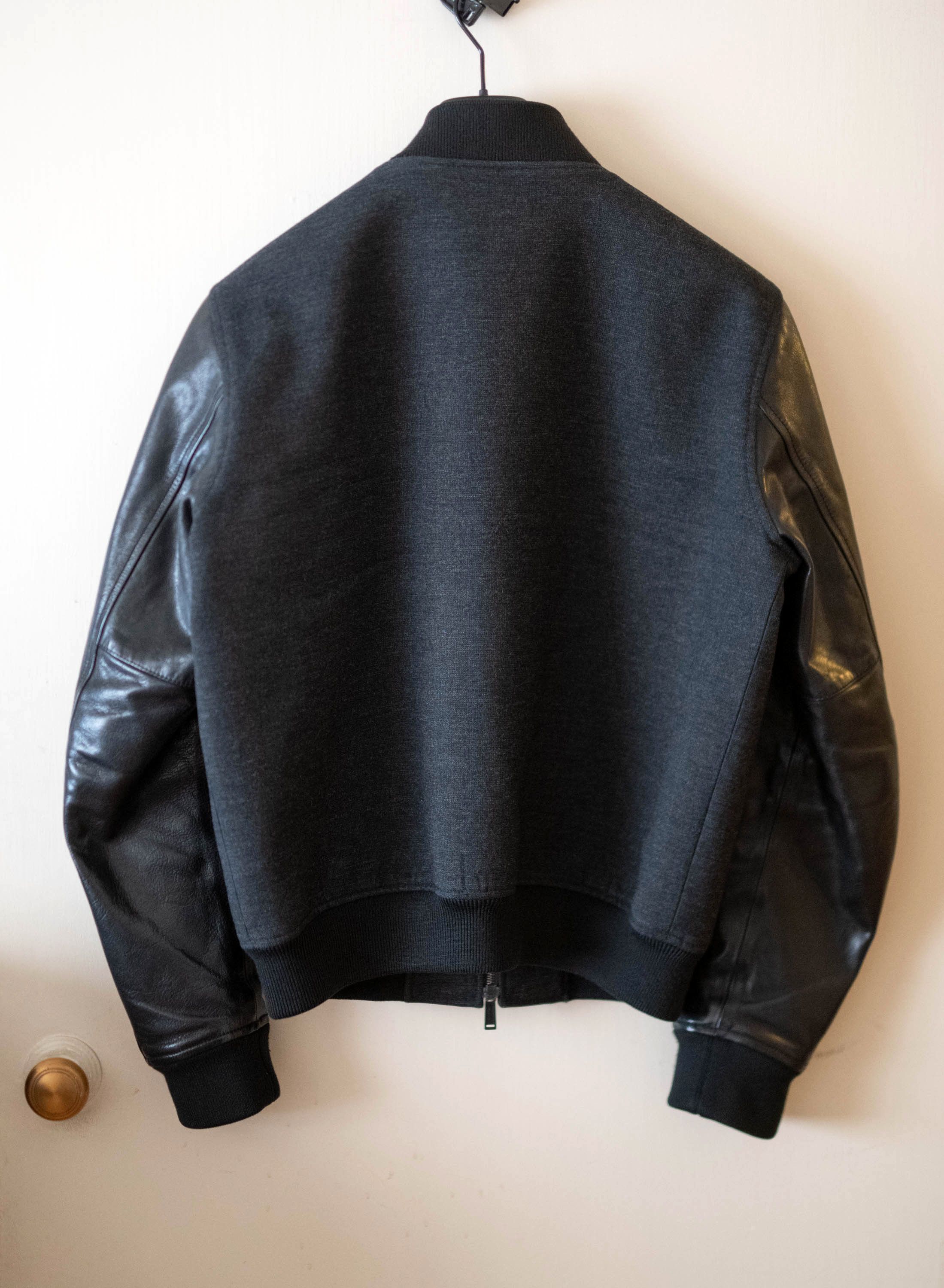 Dsquared2 Dsquared2 Leather Sleeve Wool Letterman Varsity Jacket 52 Size US L / EU 52-54 / 3 - 3 Thumbnail