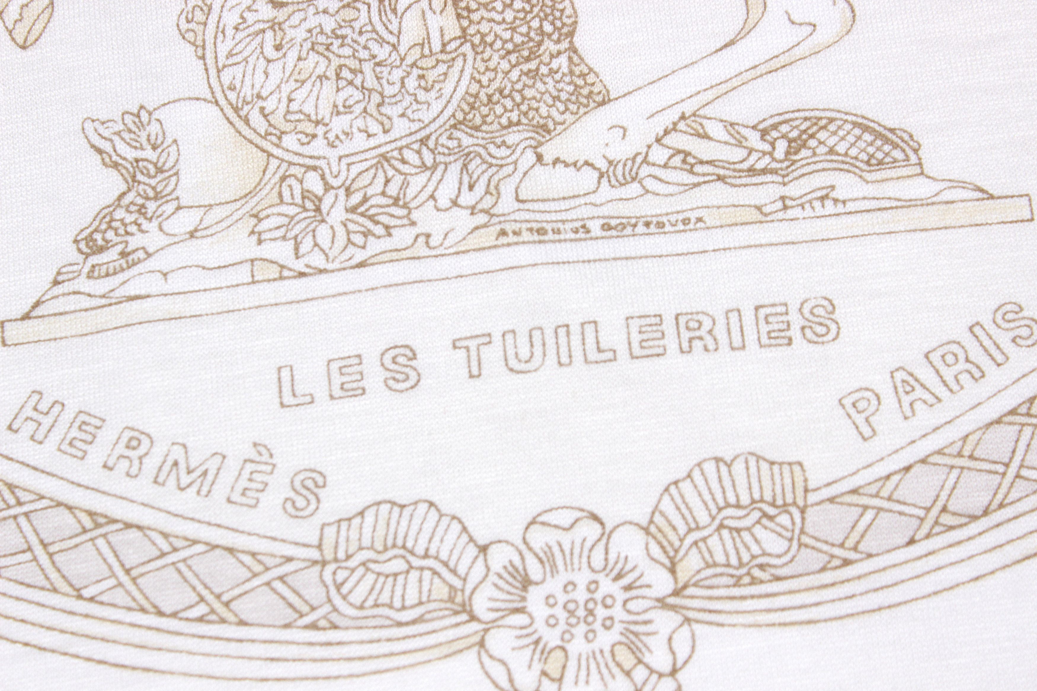 Hermes 80S Les Tuileries Art Tank Top Vintage Size S / US 4 / IT 40 - 5 Thumbnail
