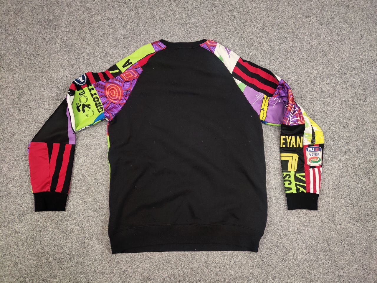 Handmade Rare Ragyard Handmade Aut football patchwork Sweatshirt Size US L / EU 52-54 / 3 - 16 Thumbnail