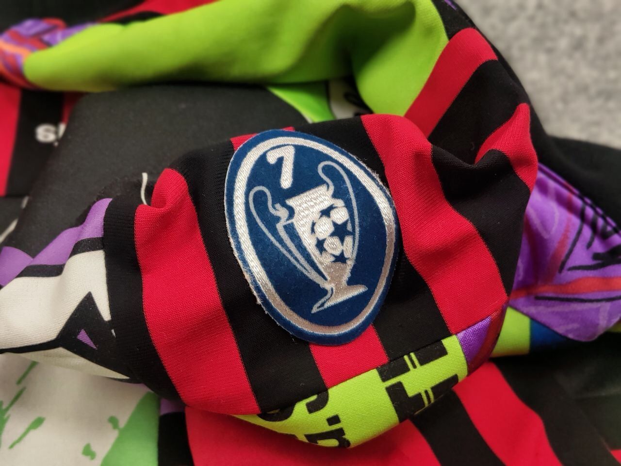 Handmade Rare Ragyard Handmade Aut football patchwork Sweatshirt Size US L / EU 52-54 / 3 - 19 Thumbnail