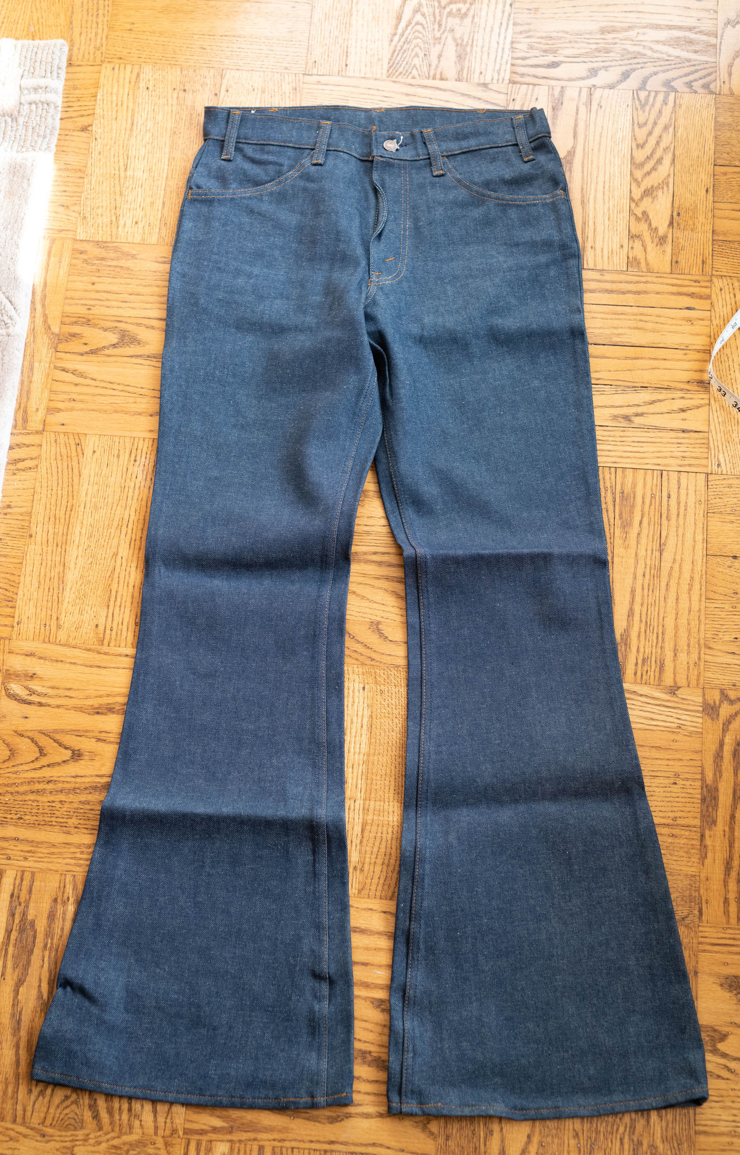 Levi's Deadstock Levi's 684 0217 Bell Bottom Flare Jeans 33 x 36 Size US 33 - 2 Thumbnail