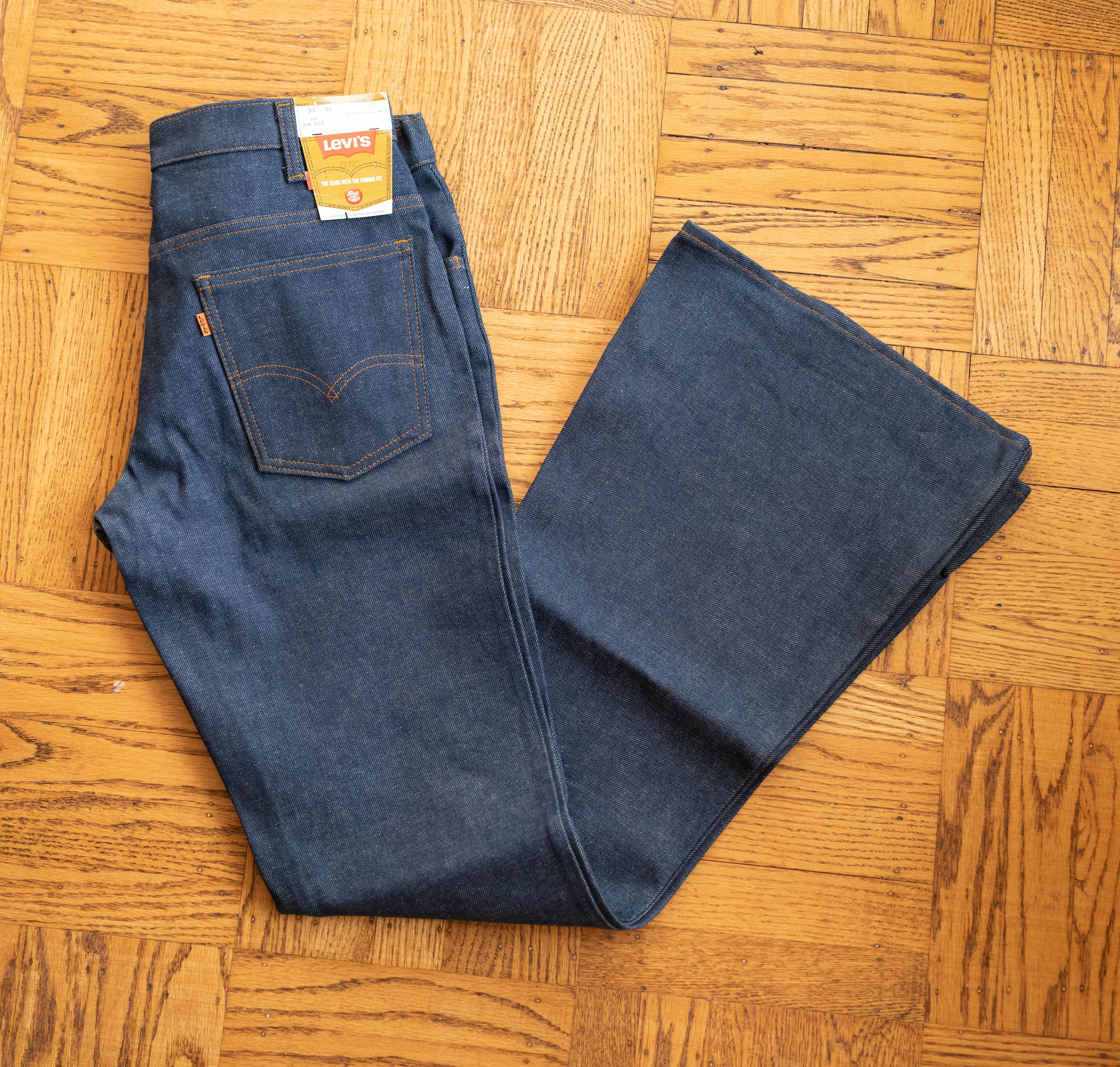 Levi's Deadstock Levi's 684 0217 Bell Bottom Flare Jeans 33 x 36 Size US 33 - 1 Thumbnail