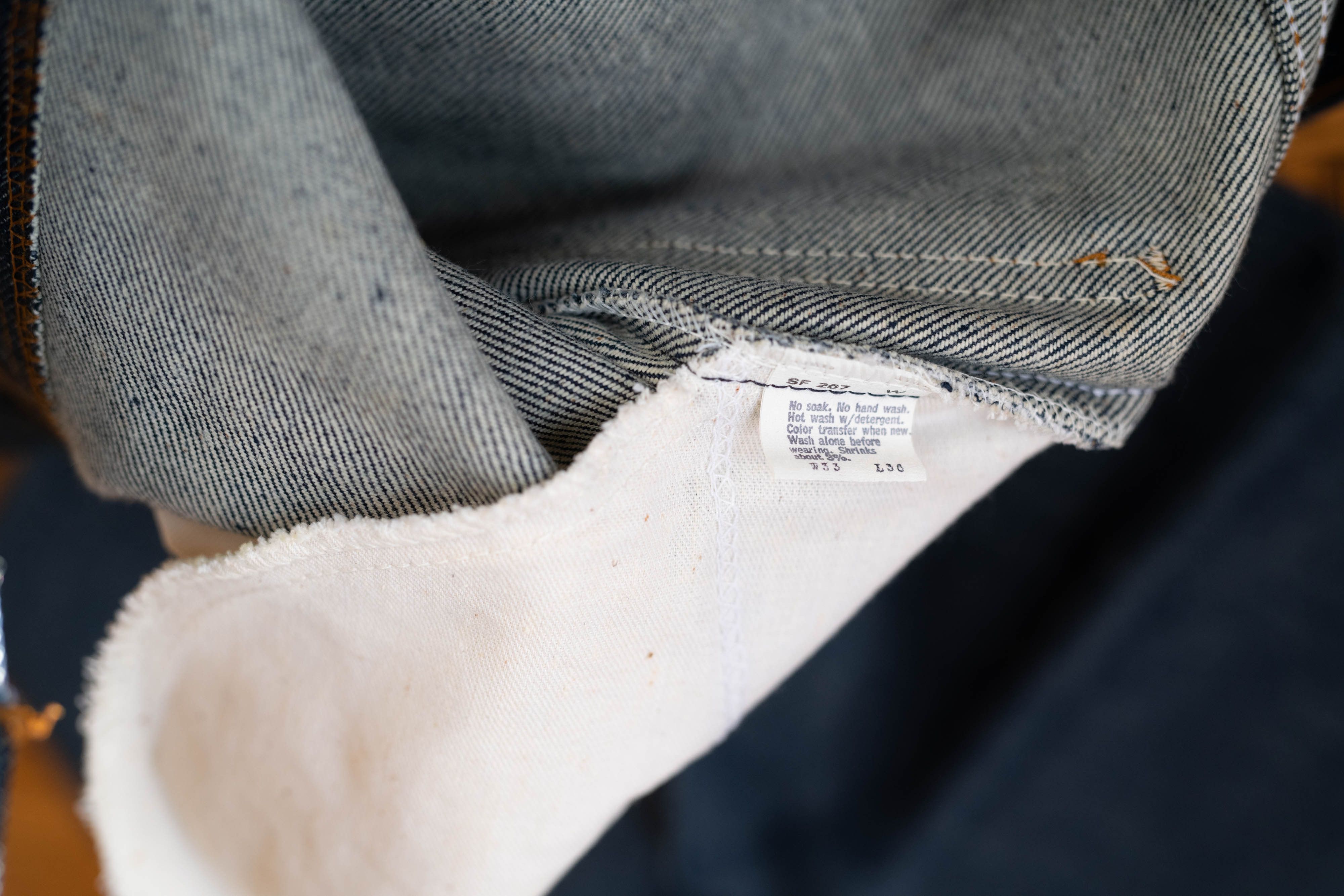 Levi's Deadstock Levi's 684 0217 Bell Bottom Flare Jeans 33 x 36 Size US 33 - 6 Thumbnail