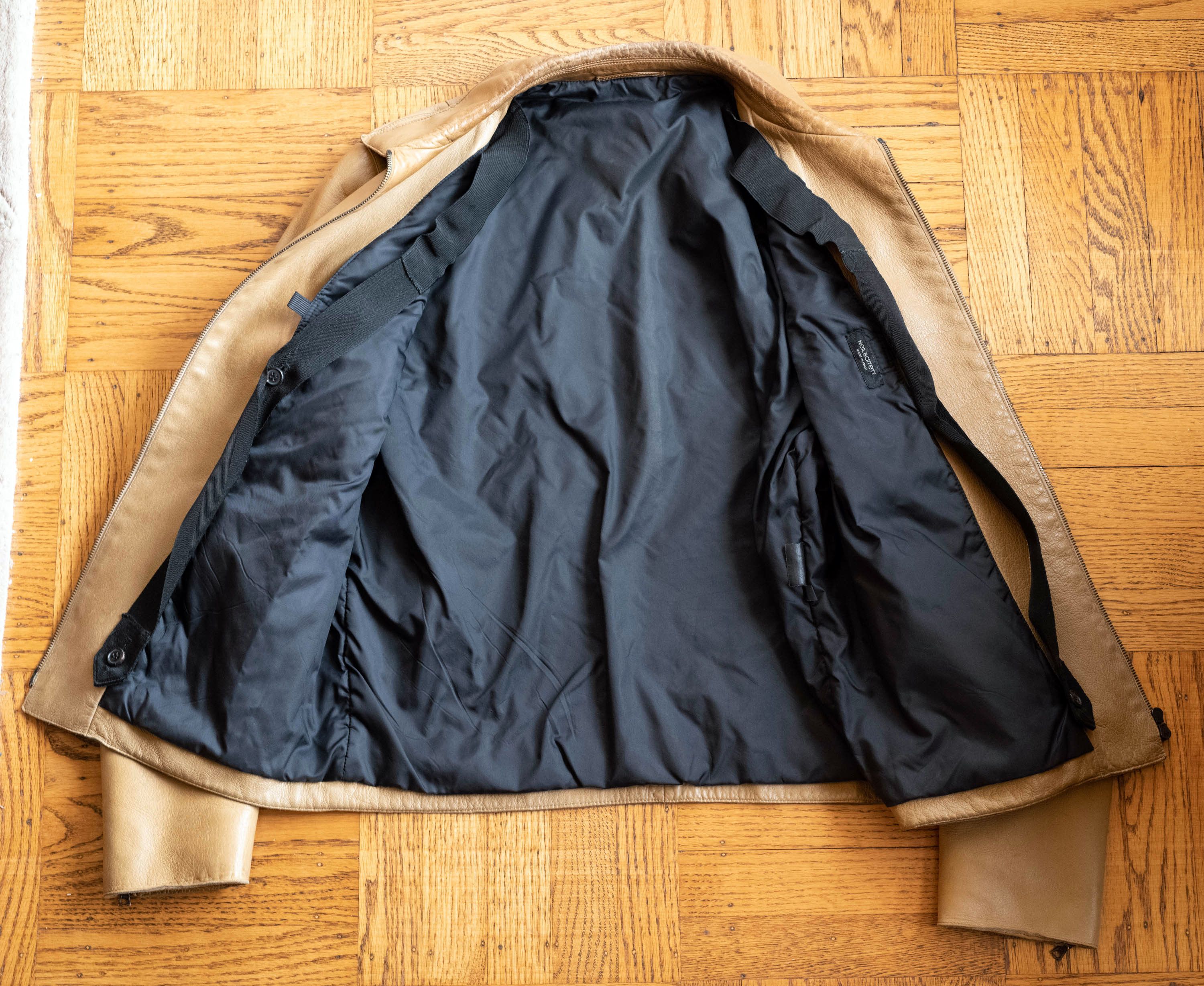 Neil Barrett Debut Collection AW00 'Backpack' Leather Jacket L Size US L / EU 52-54 / 3 - 8 Thumbnail