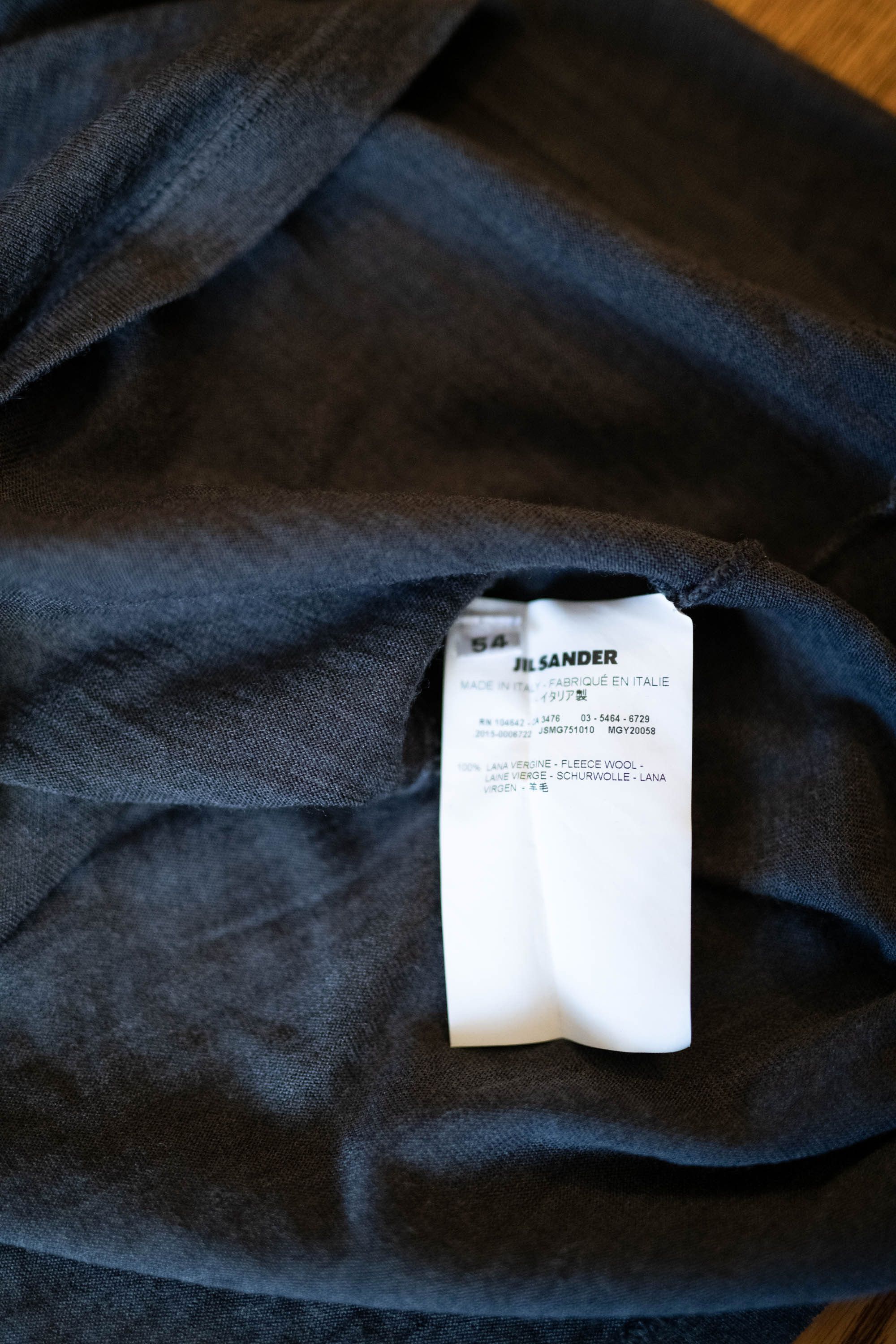 Jil Sander Jil Sander FW15 Men Slim Fit Wool Knitted Sweater Size 54 Size US L / EU 52-54 / 3 - 5 Thumbnail
