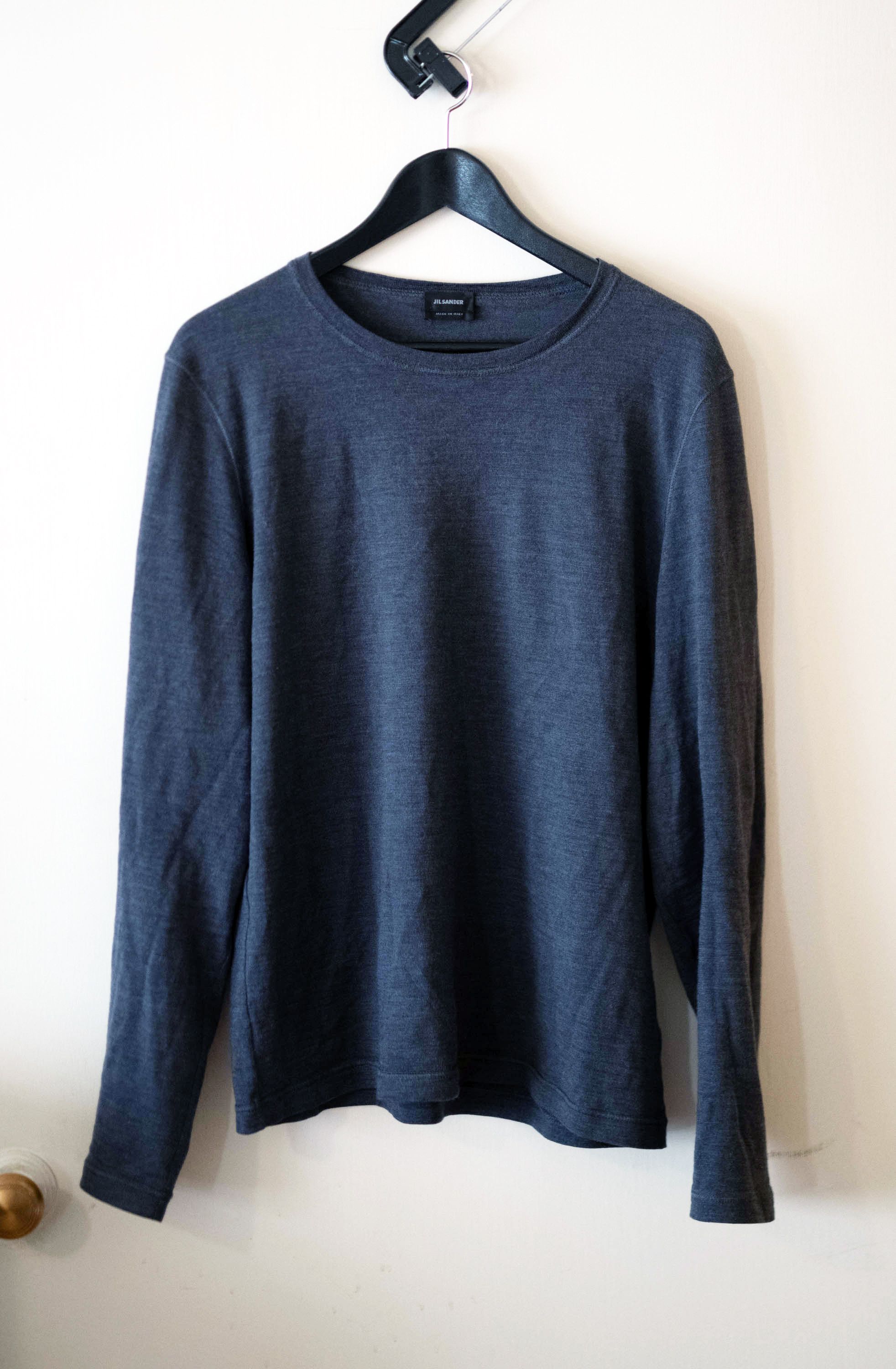Jil Sander Jil Sander FW15 Men Slim Fit Wool Knitted Sweater Size 54 Size US L / EU 52-54 / 3 - 1 Thumbnail
