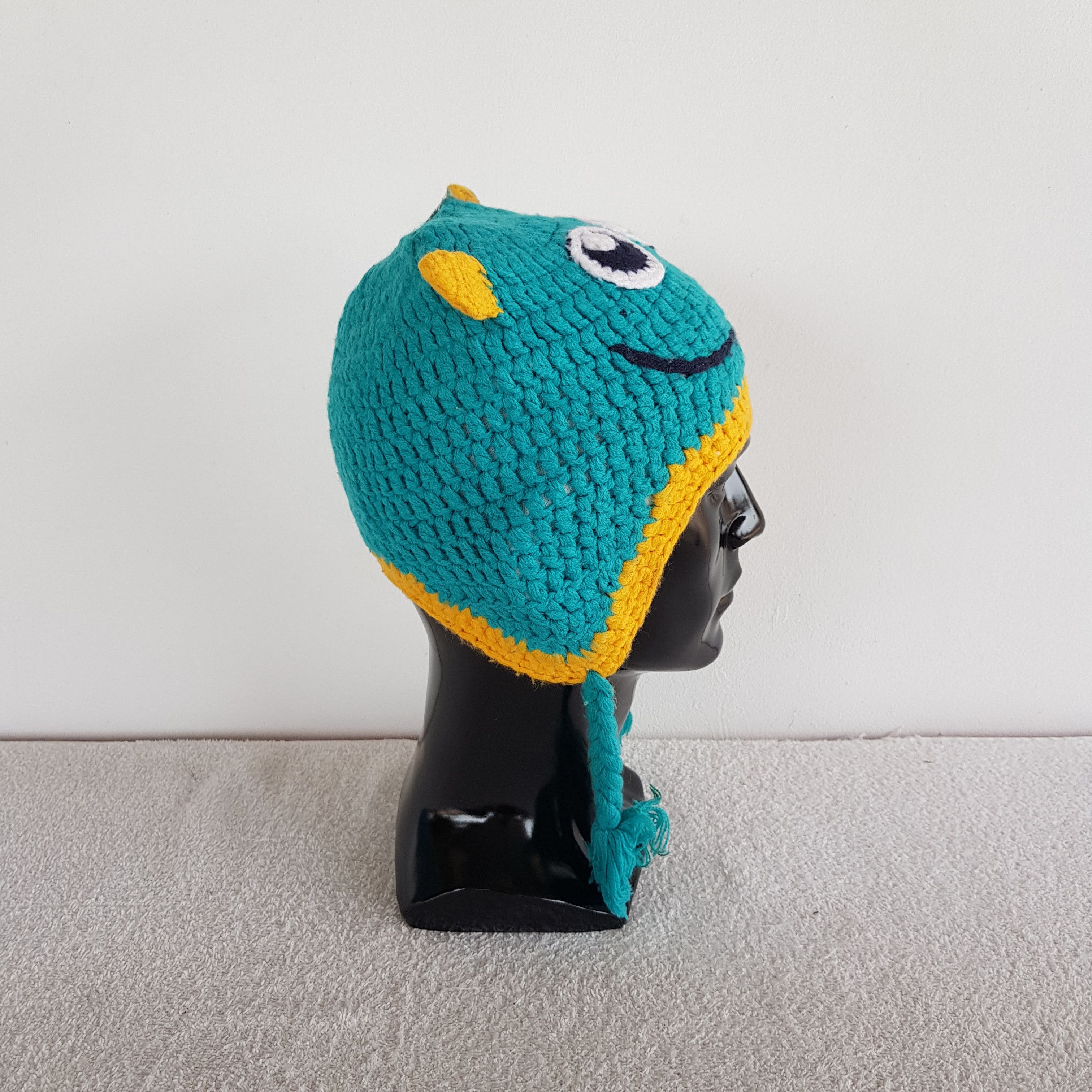 If Six Was Nine × Japanese Brand × Vintage Cartoon Crochet Hats Japanese Beanie Snow Cap Hats Size ONE SIZE - 3 Thumbnail