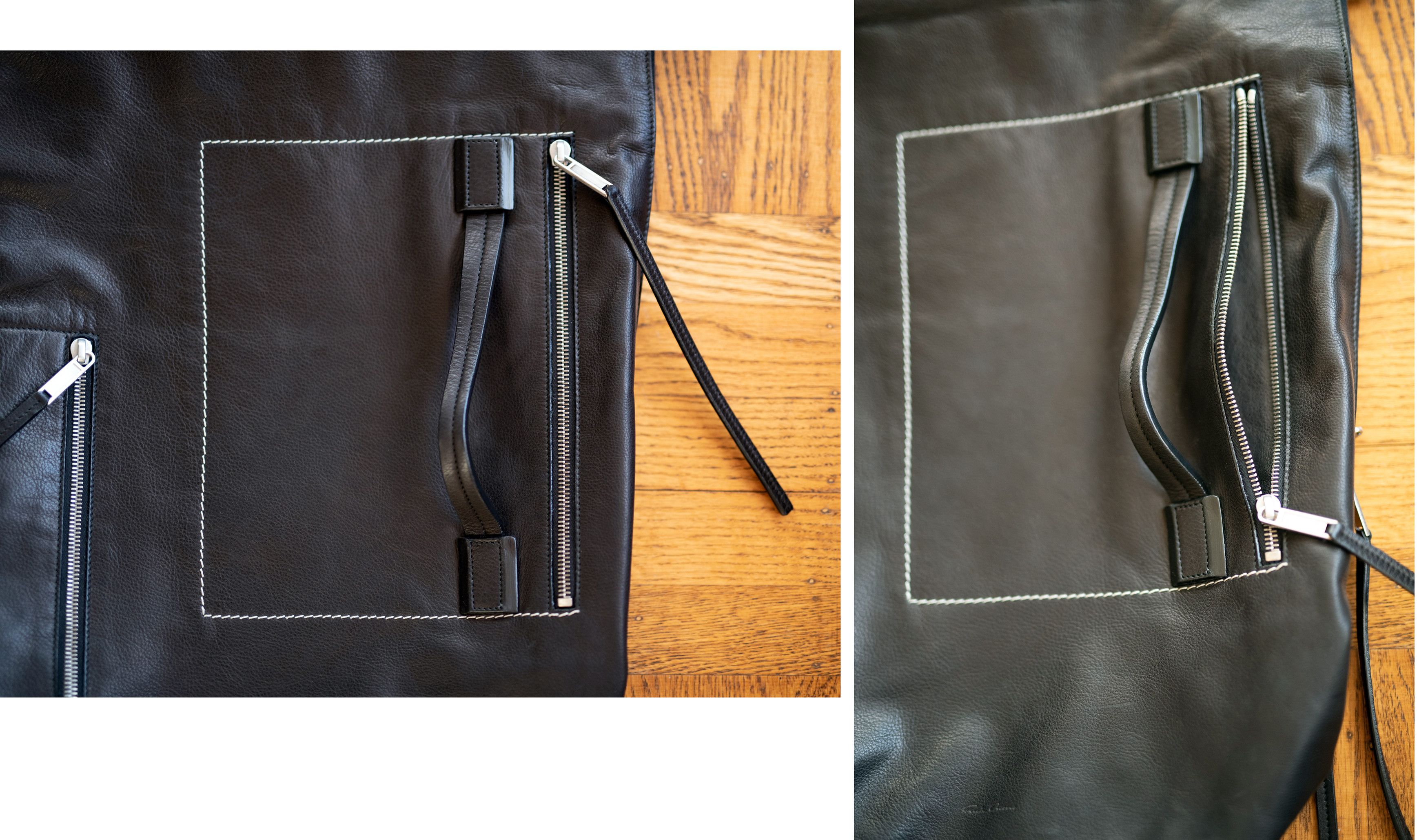Rick Owens Rick Owens 'Babel' Calf Leather Messenger Duffle Bag SS19 Size ONE SIZE - 5 Thumbnail