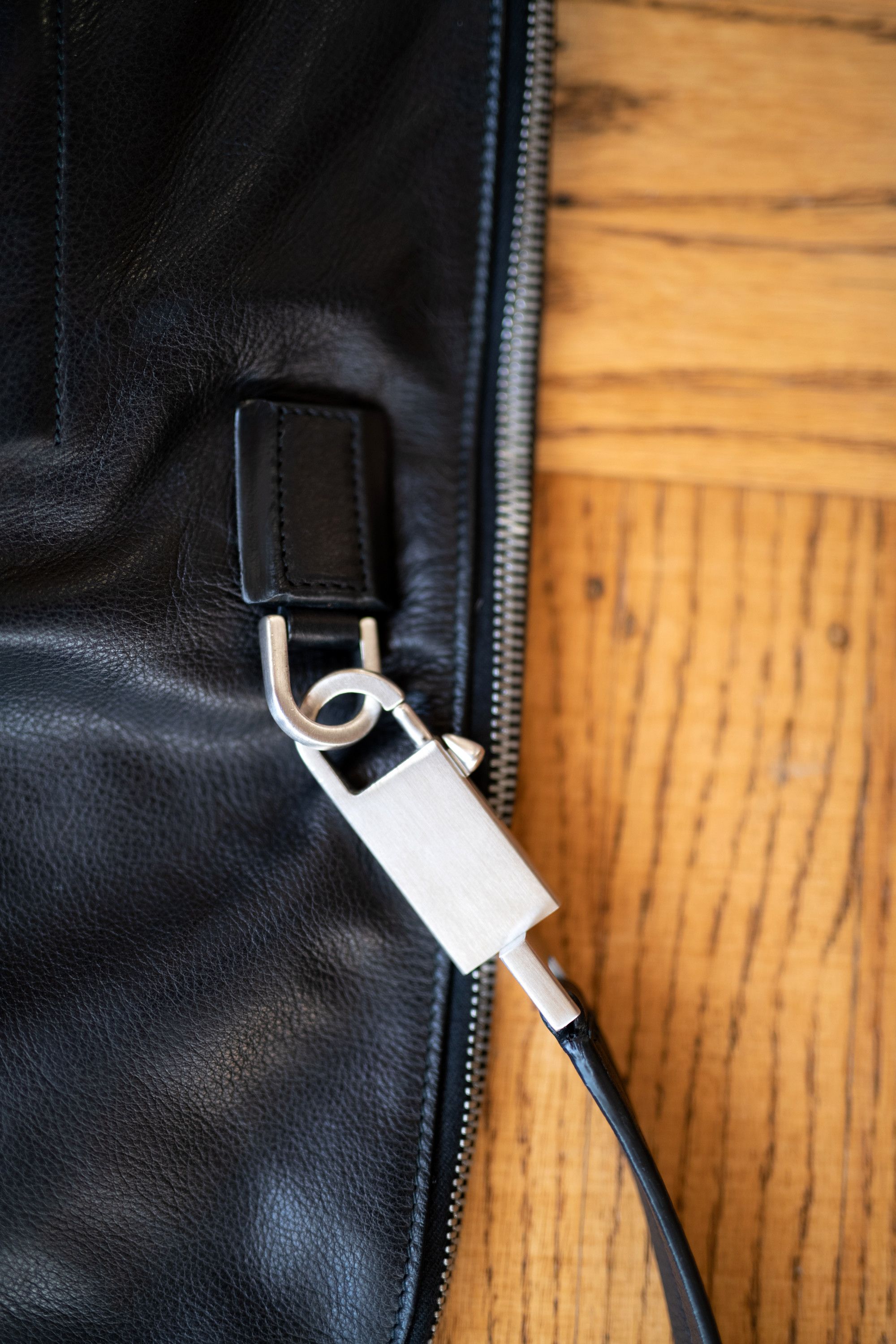 Rick Owens Rick Owens 'Babel' Calf Leather Messenger Duffle Bag SS19 Size ONE SIZE - 7 Thumbnail