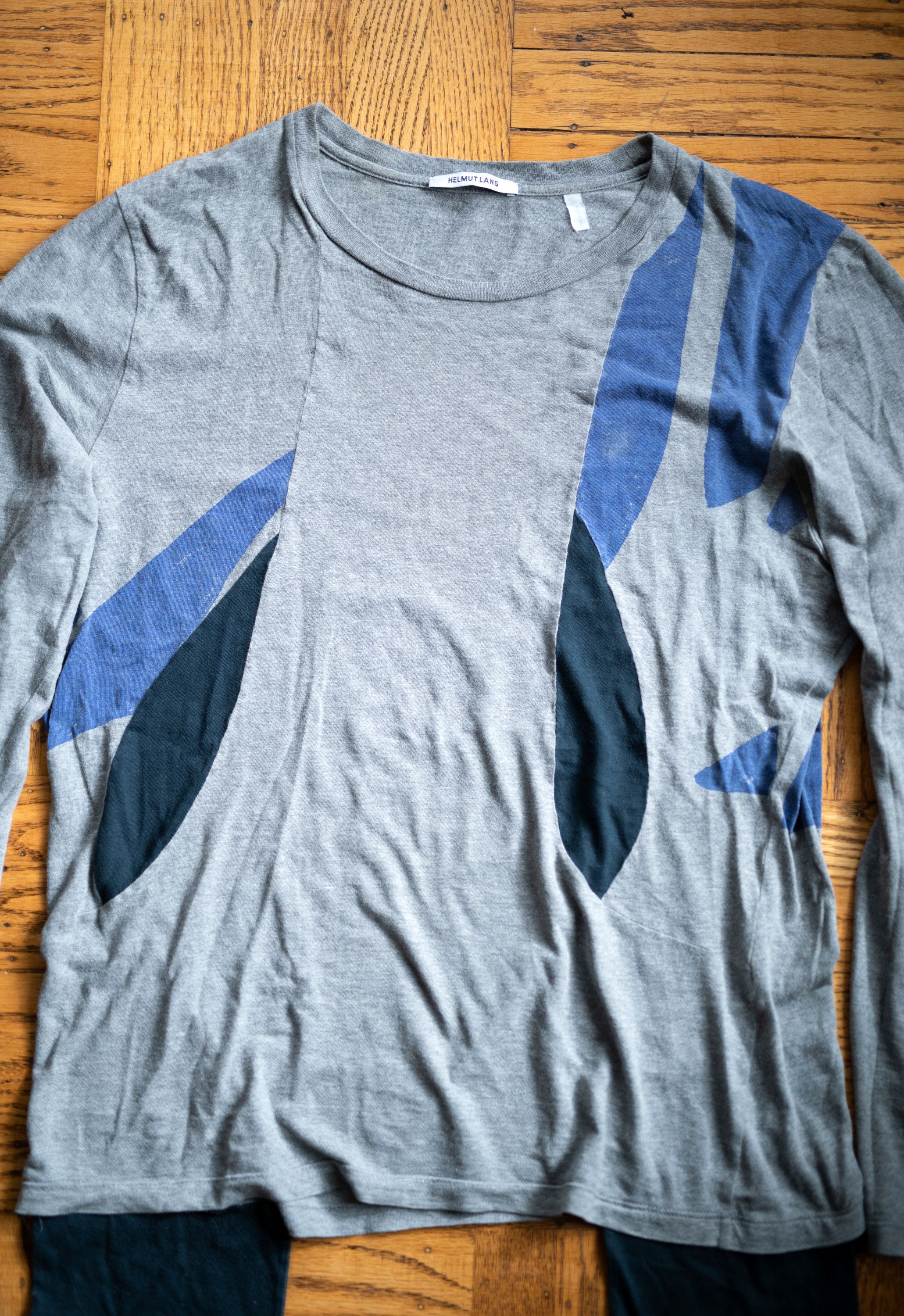 Helmut Lang RARE Original SS03 Helmut Lang Patchwork Tee T Shirt XL Size US L / EU 52-54 / 3 - 7 Thumbnail