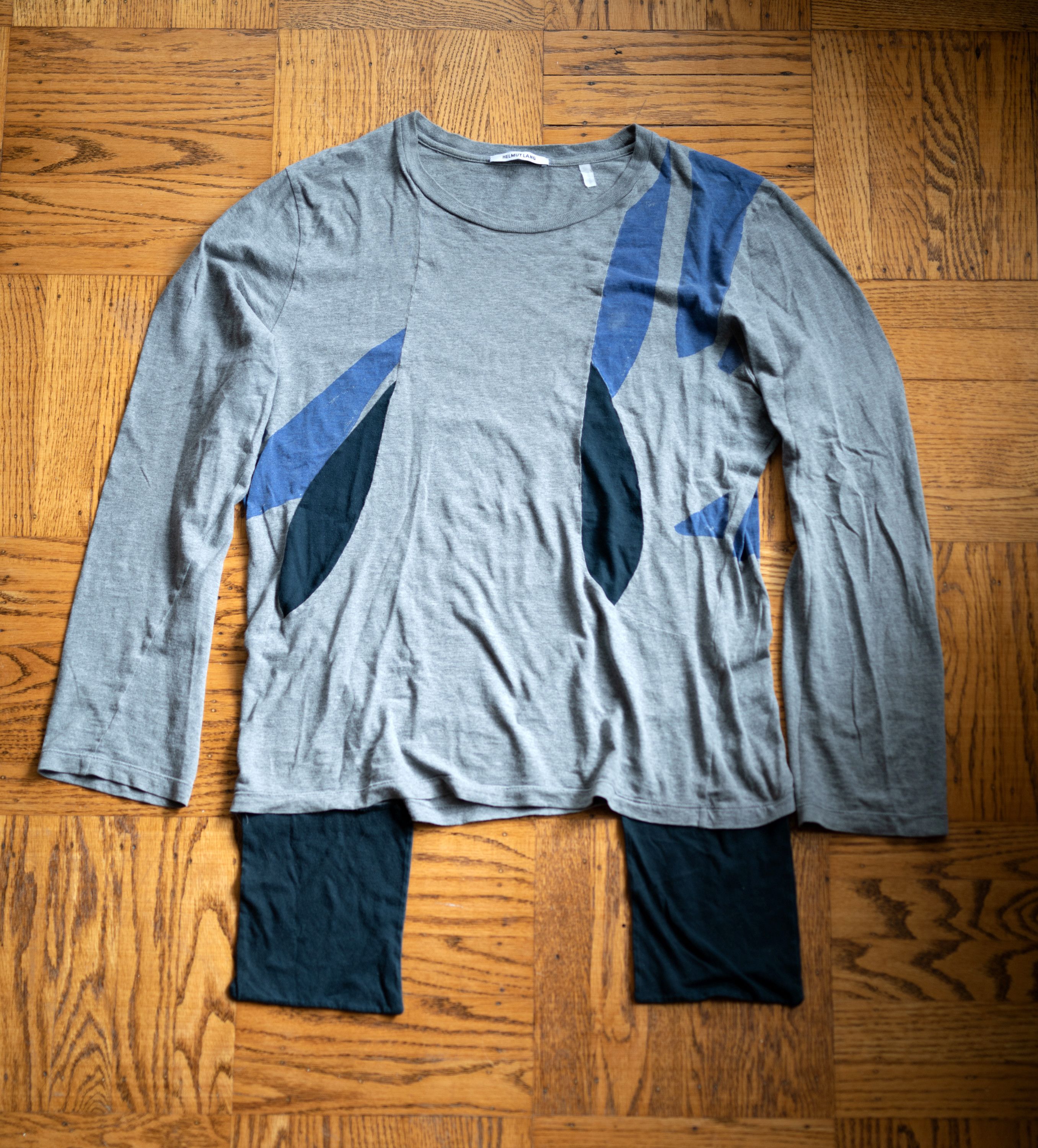 Helmut Lang RARE Original SS03 Helmut Lang Patchwork Tee T Shirt XL Size US L / EU 52-54 / 3 - 1 Thumbnail
