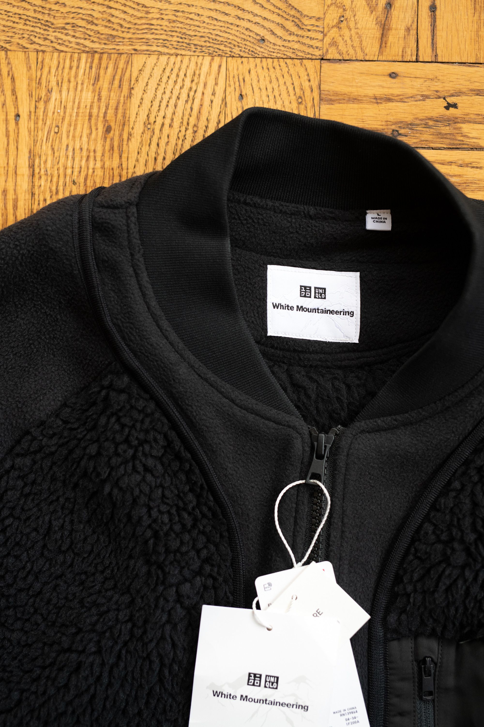 Uniqlo × White Mountaineering NEW Uniqlo x White Mountaineering Black Fleece Jacket L Size US L / EU 52-54 / 3 - 5 Thumbnail