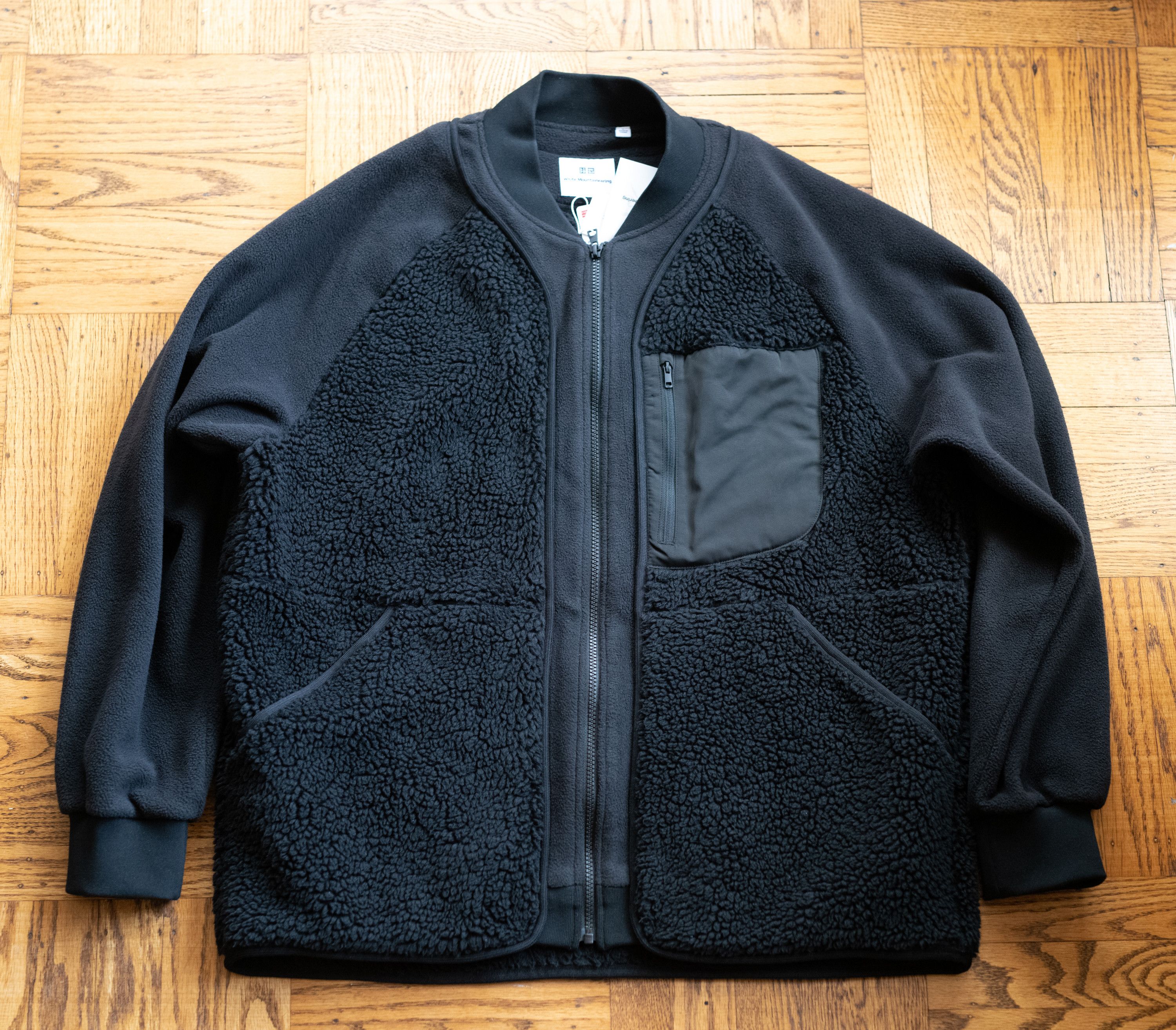 Uniqlo × White Mountaineering NEW Uniqlo x White Mountaineering Black Fleece Jacket L Size US L / EU 52-54 / 3 - 3 Thumbnail