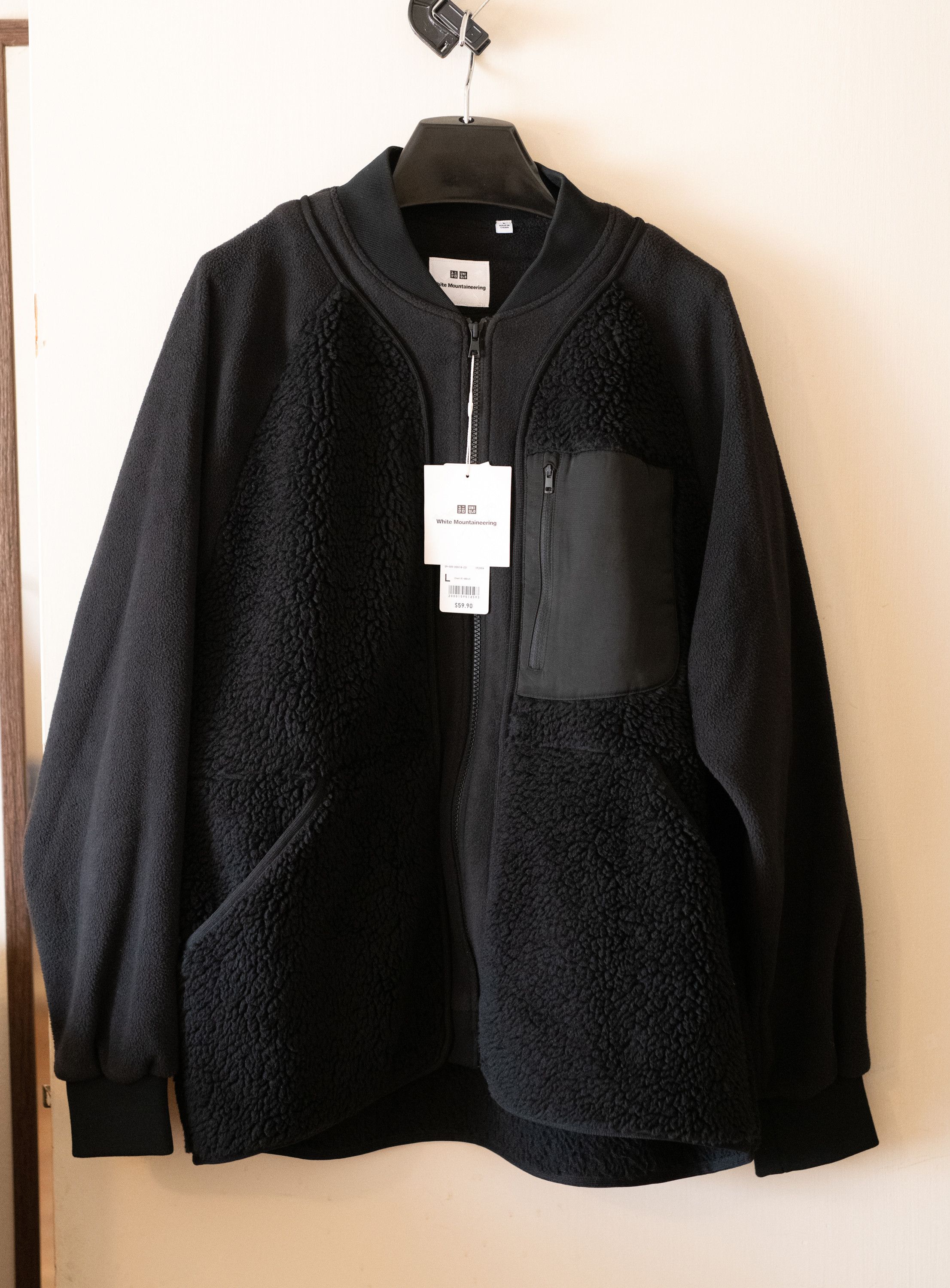 Uniqlo × White Mountaineering NEW Uniqlo x White Mountaineering Black Fleece Jacket L Size US L / EU 52-54 / 3 - 1 Thumbnail