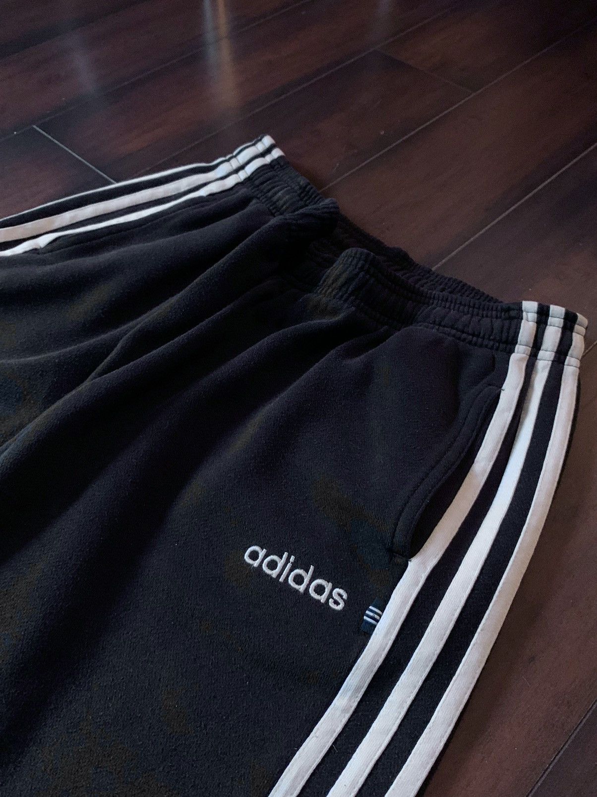 Adidas × Vintage 1990s 3-Stripe Sweatpants Size US 30 / EU 46 - 3 Thumbnail