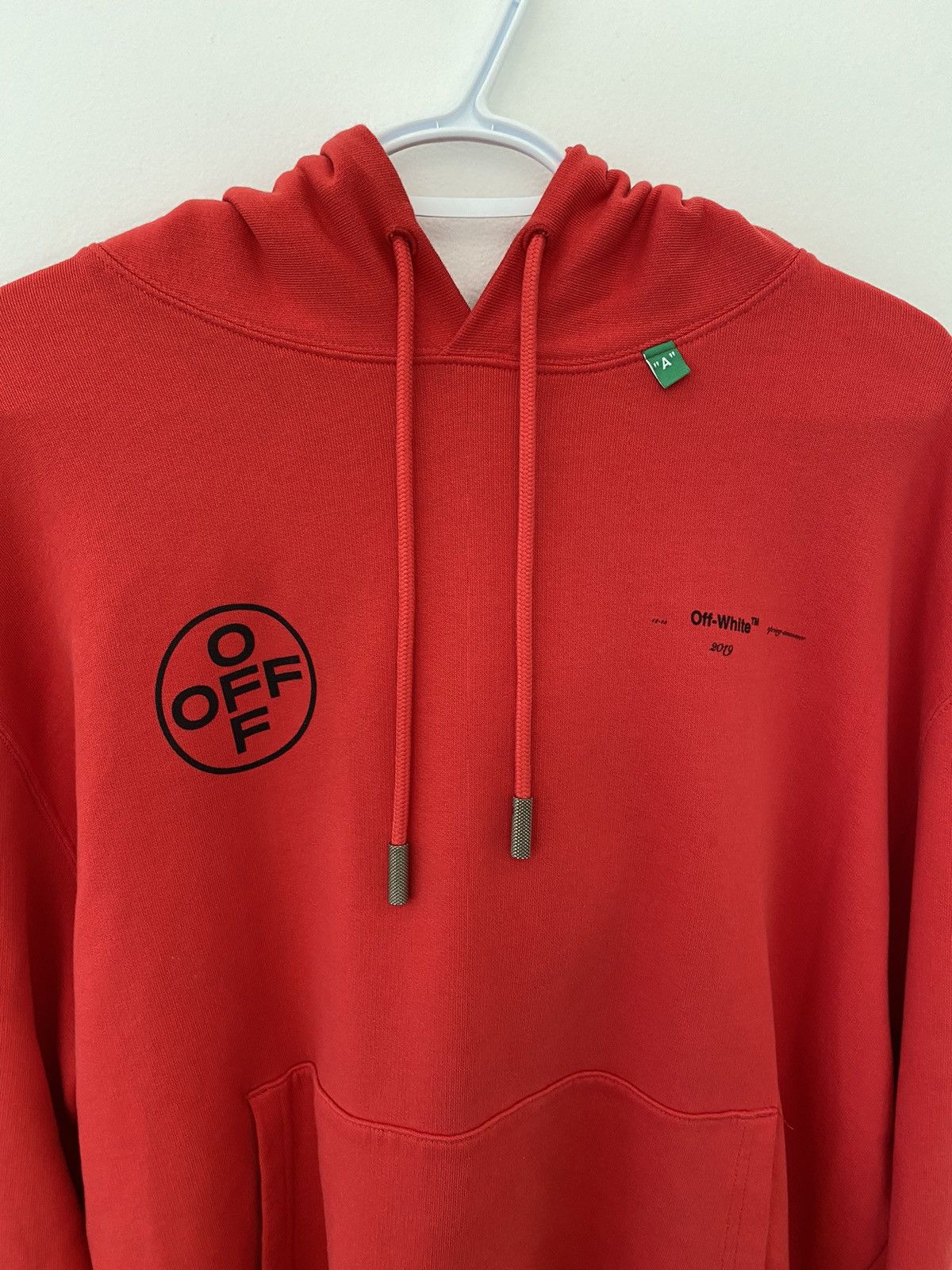 Off-White Off-White Impressionism Hoodie Red Size US XL / EU 56 / 4 - 2 Thumbnail