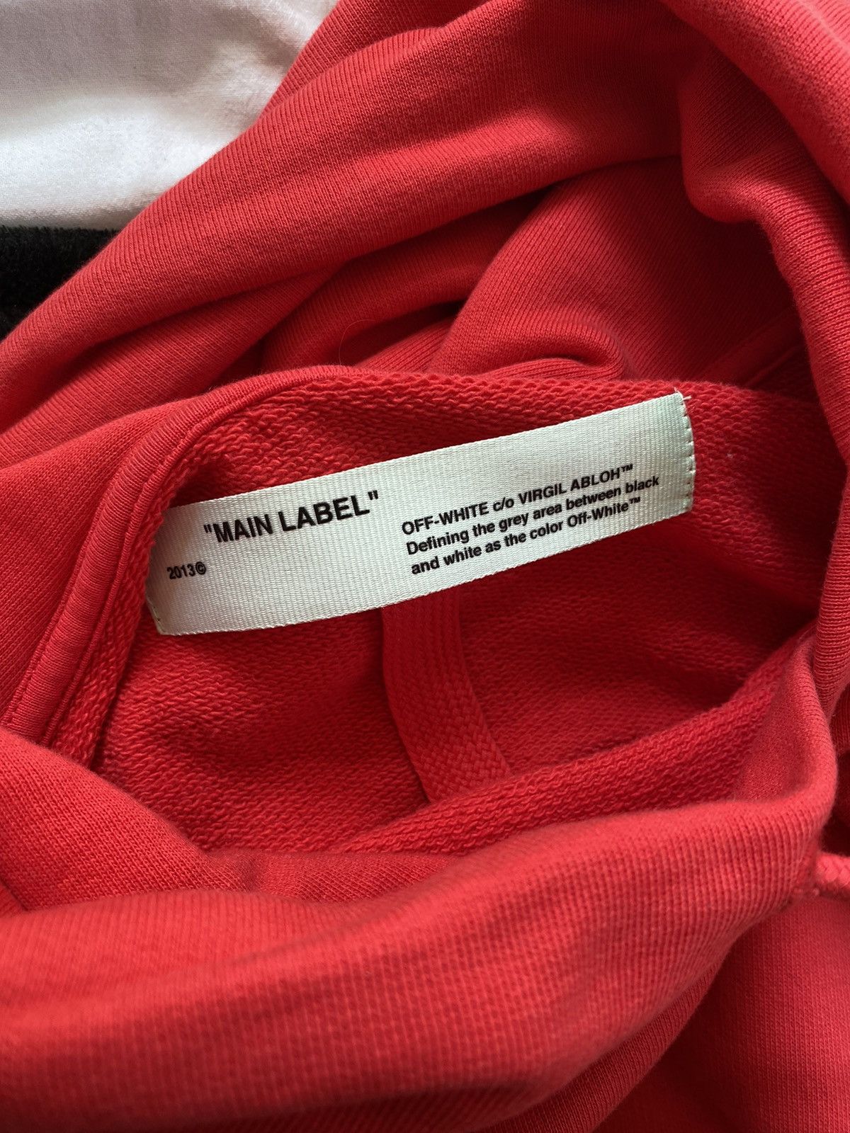 Off-White Off-White Impressionism Hoodie Red Size US XL / EU 56 / 4 - 8 Thumbnail