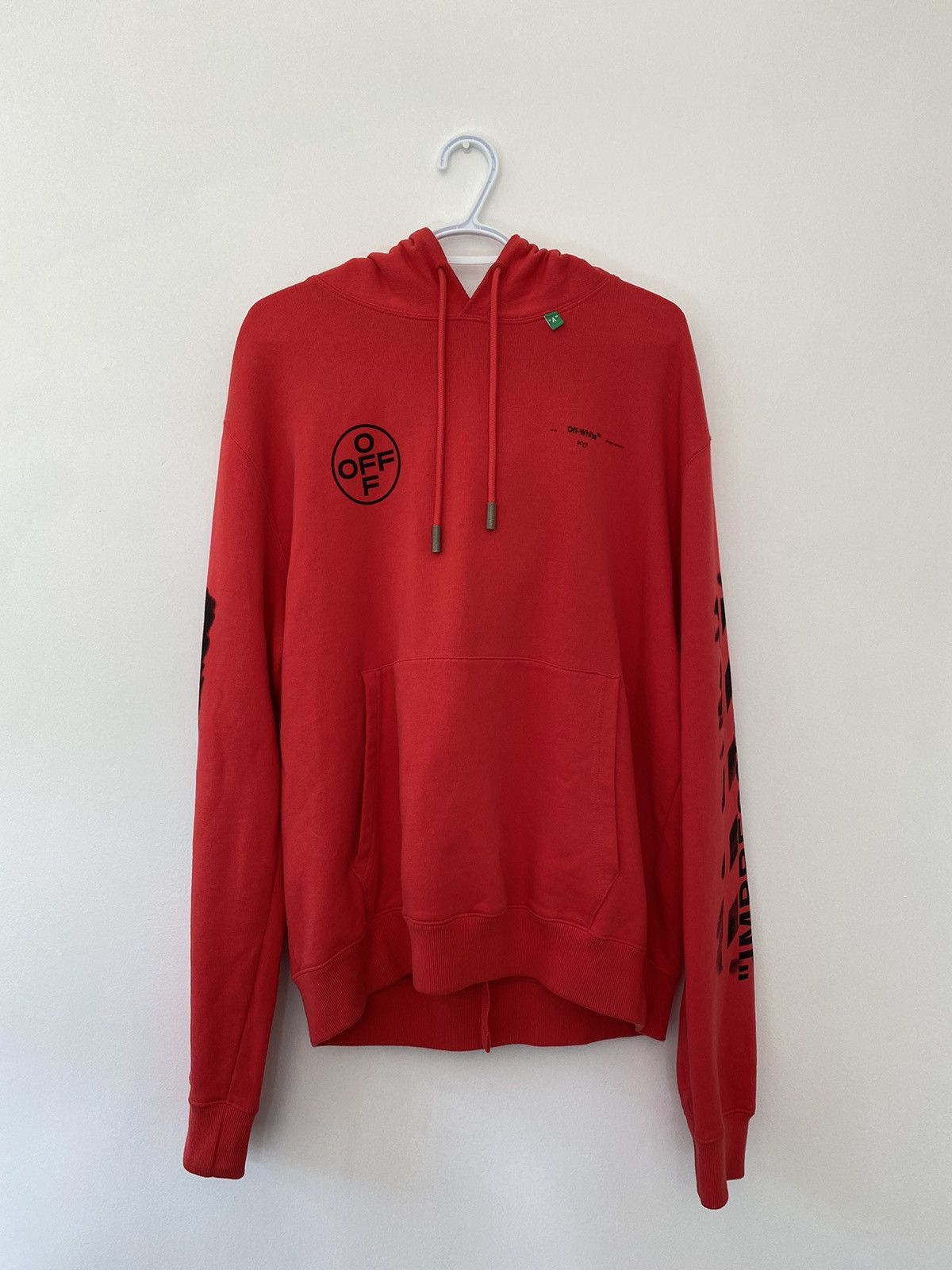 Off-White Impressionism Hoodie Red