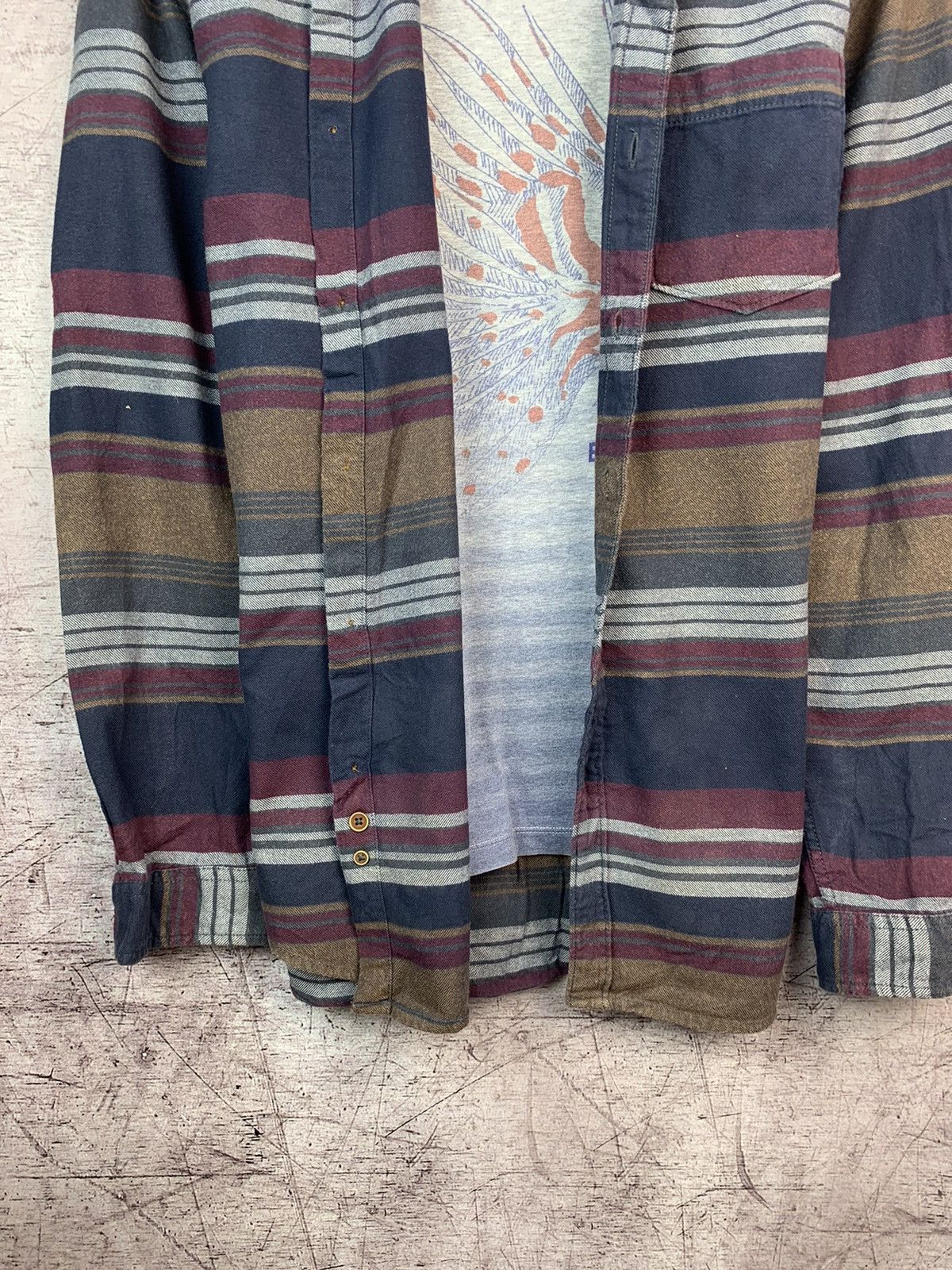 Flannel × Vintage × Wrangler Vintage Wrangler Flannel Plaid Pocket Shirt Travis style Size US XL / EU 56 / 4 - 3 Thumbnail