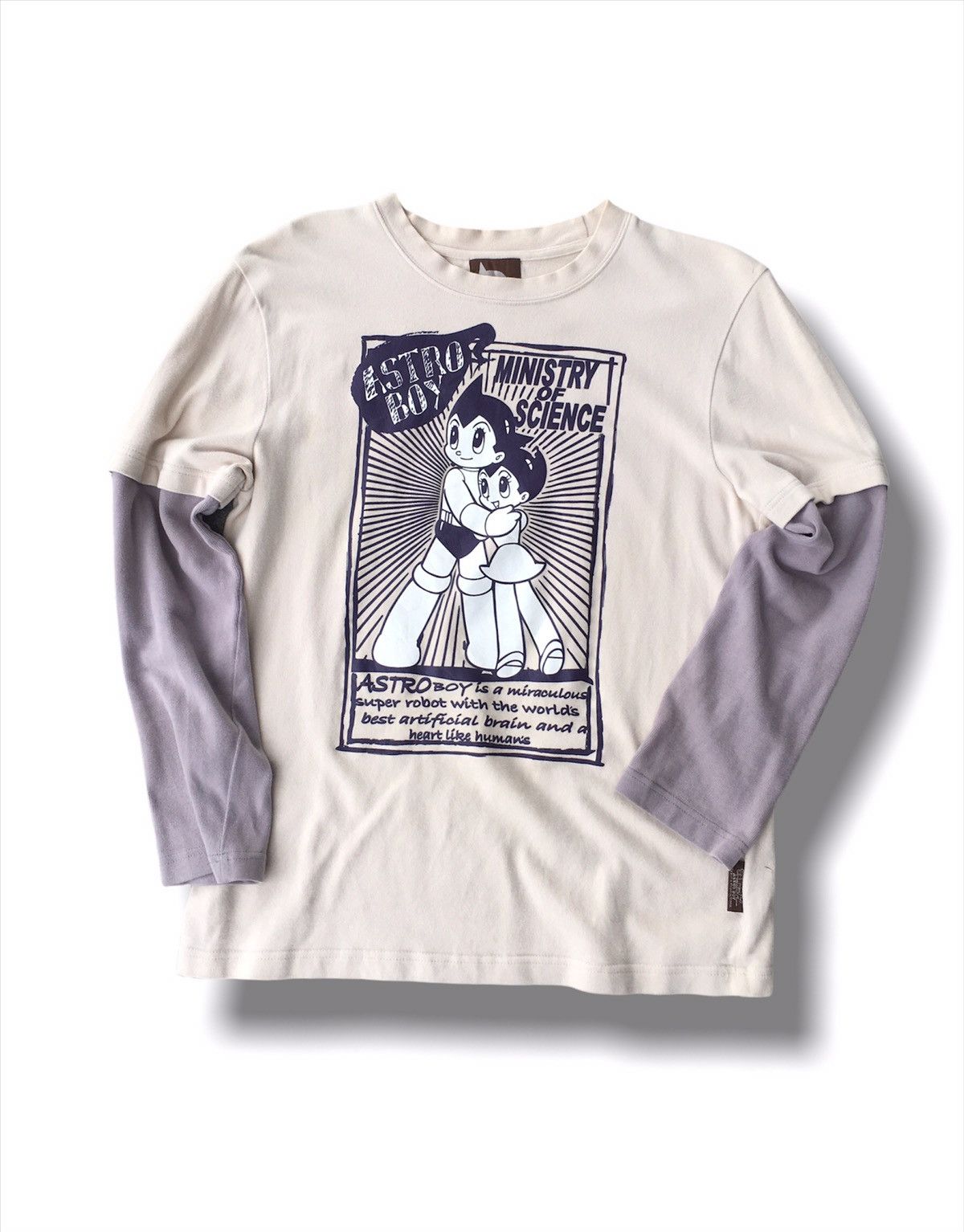 Anime × Japanese Brand × Vintage Vintage Astro Boy Ministry of Science Long Sleeve T-Shirt Size US S / EU 44-46 / 1 - 1 Thumbnail