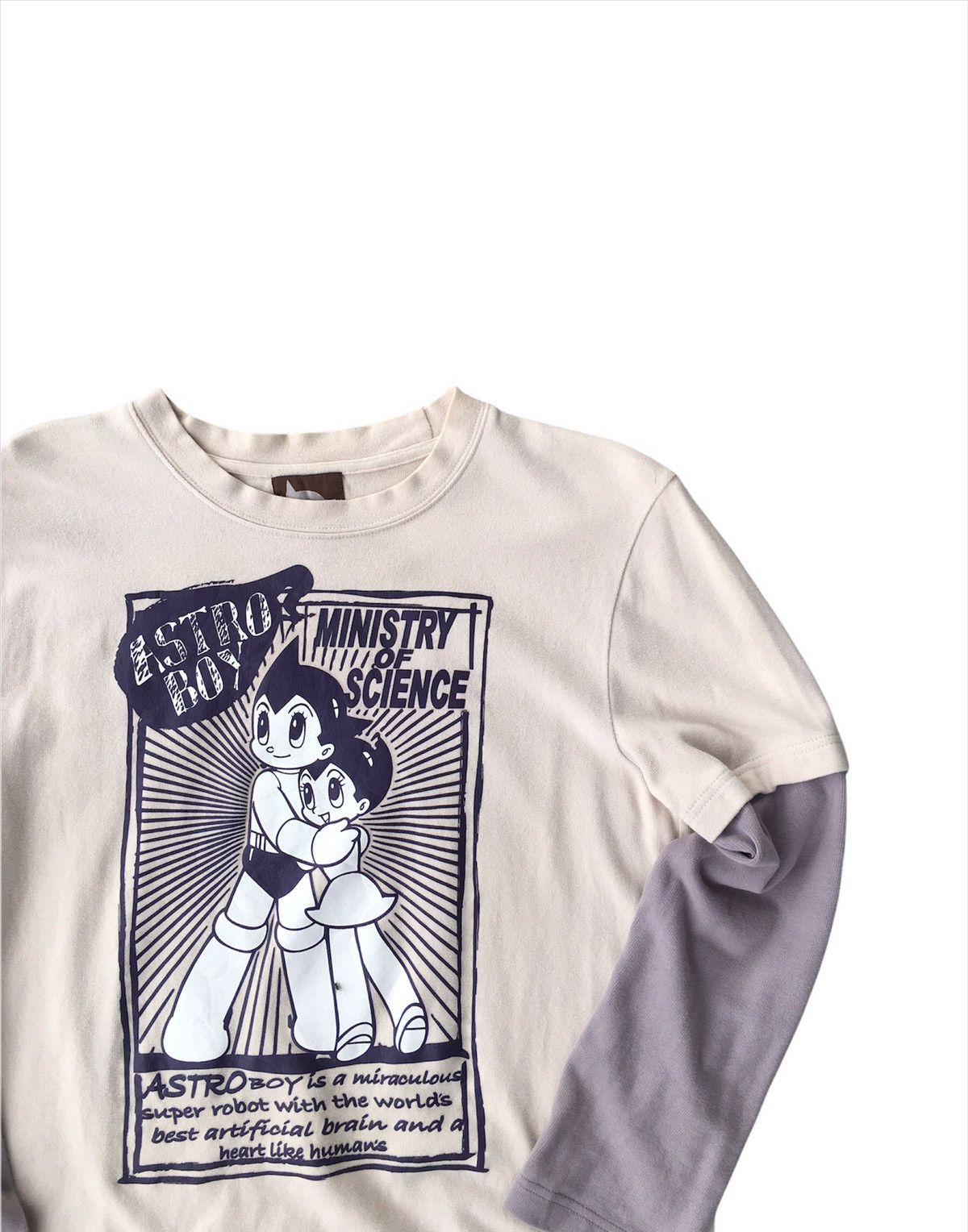Anime × Japanese Brand × Vintage Vintage Astro Boy Ministry of Science Long Sleeve T-Shirt Size US S / EU 44-46 / 1 - 3 Thumbnail