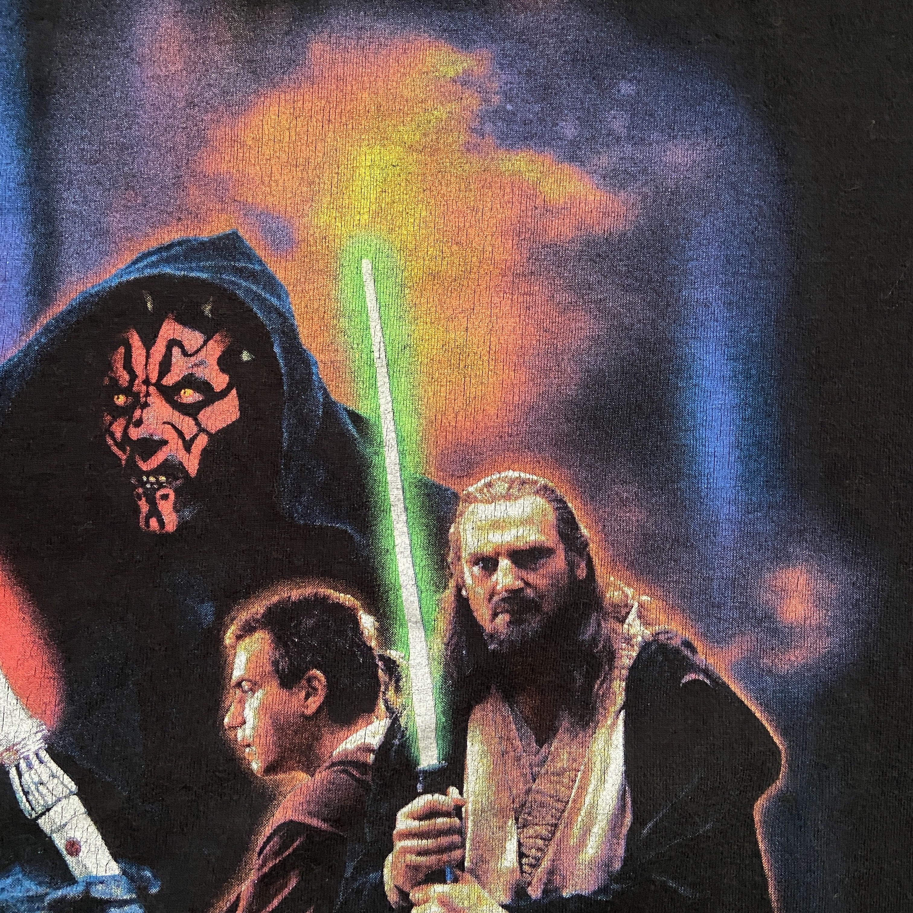 Star Wars 90s Star Wars Episode I(1) Promo Vintage T Shirt Size US XL / EU 56 / 4 - 6 Thumbnail