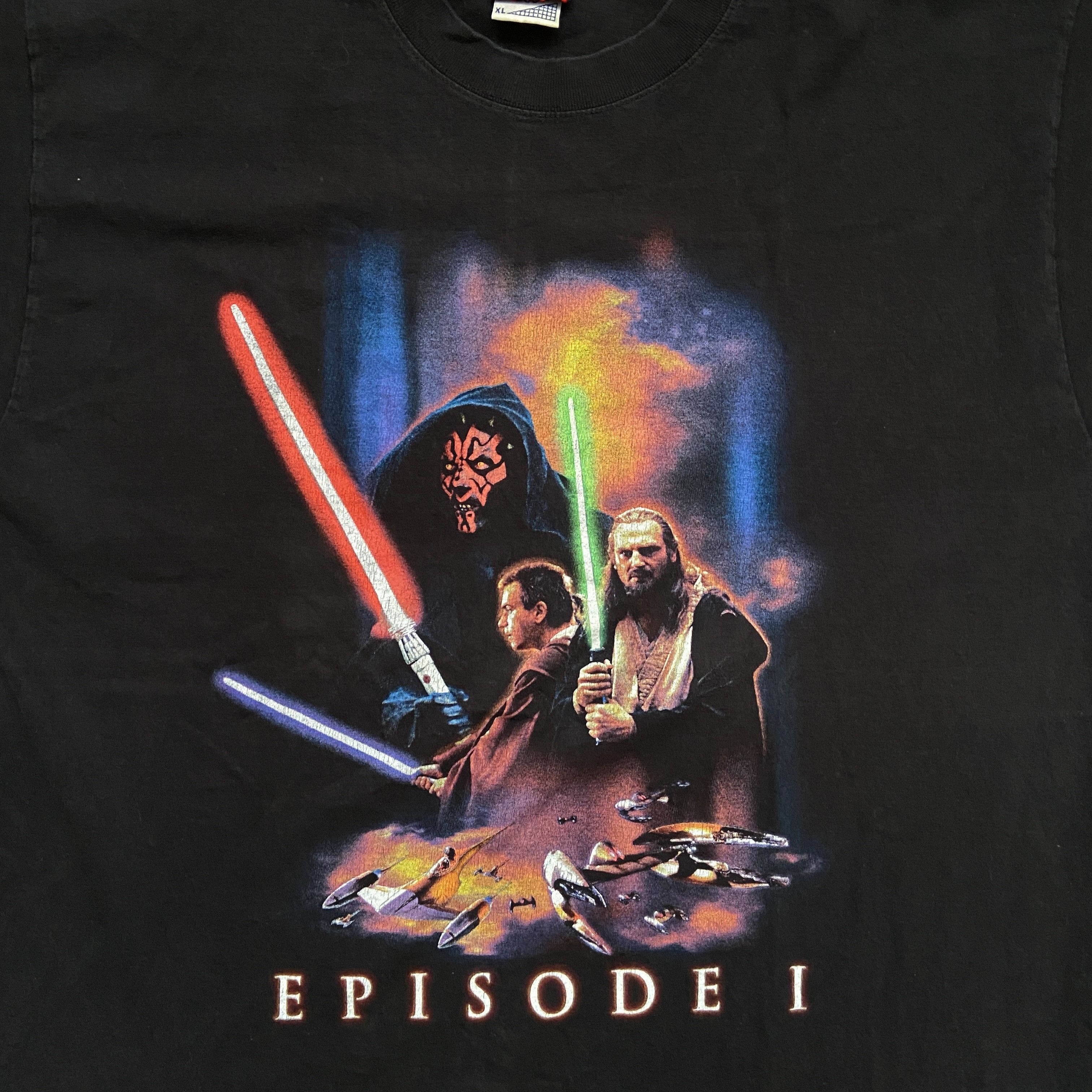 Star Wars 90s Star Wars Episode I(1) Promo Vintage T Shirt Size US XL / EU 56 / 4 - 2 Thumbnail