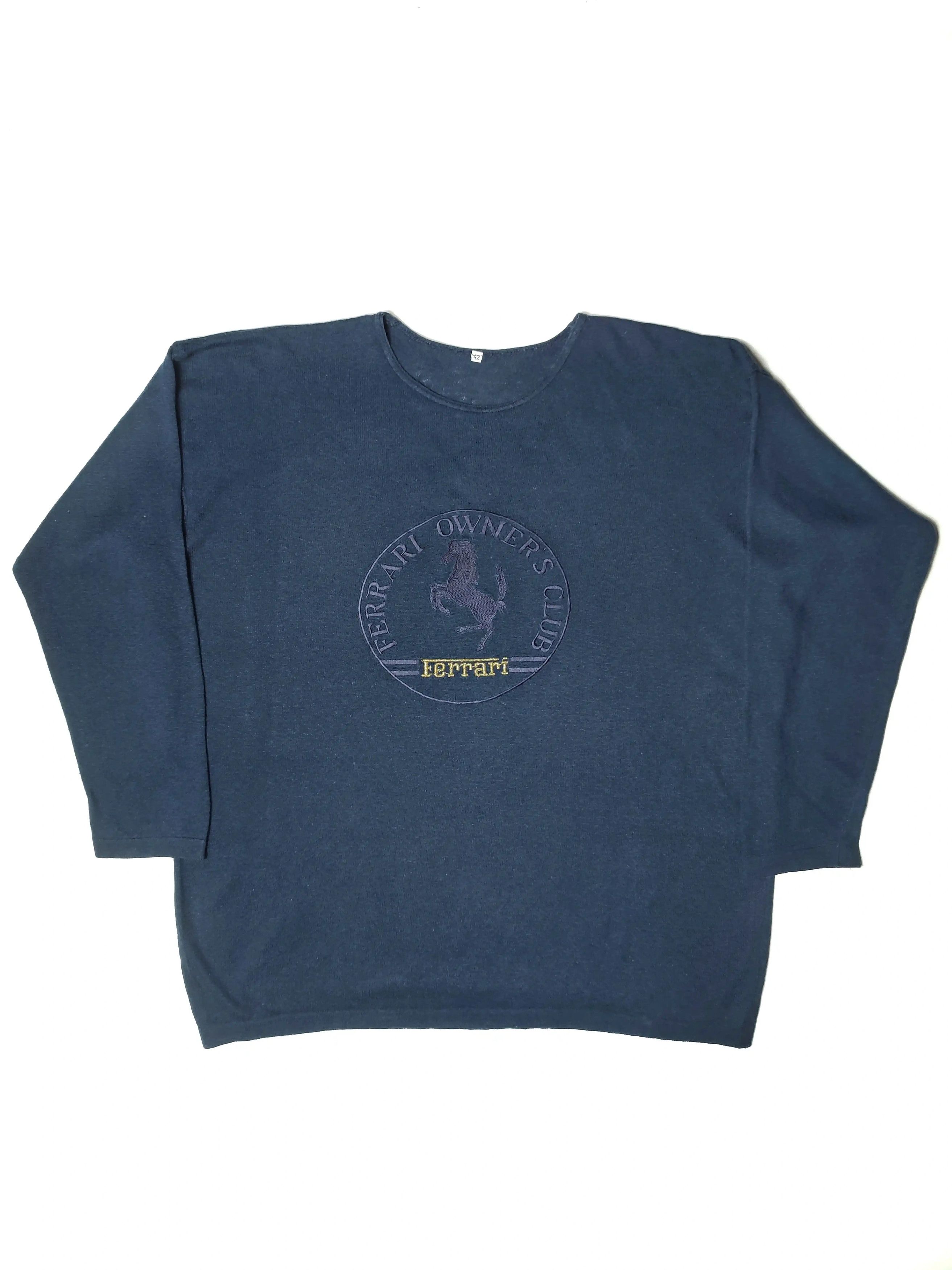 Ferrari Vintage 80's Ferrari Logo sweater Size US M / EU 48-50 / 2 - 2 Thumbnail