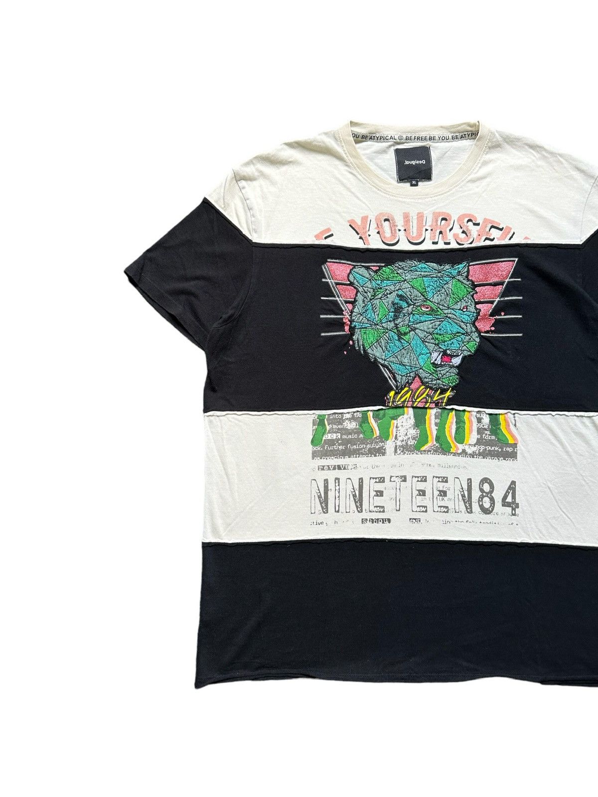 Desigual SS20 Desigual cut and sew tee Size US XL / EU 56 / 4 - 4 Thumbnail