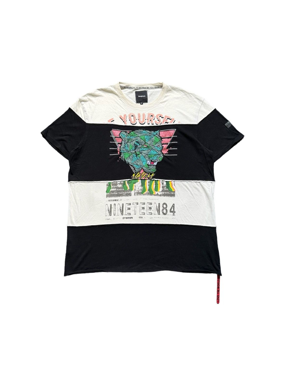 Desigual SS20 Desigual cut and sew tee Size US XL / EU 56 / 4 - 1 Thumbnail