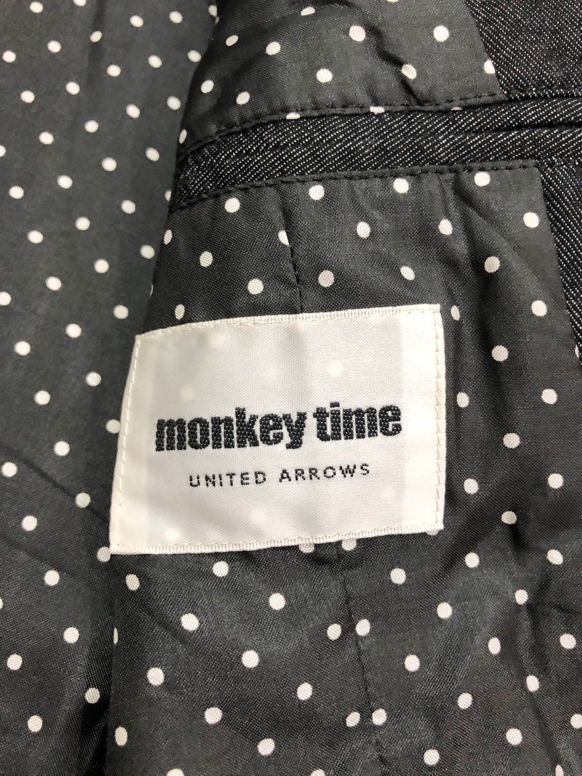 United Arrows United Arrows x Monkey Time Indigo denim blazer jacket Size US M / EU 48-50 / 2 - 16 Thumbnail