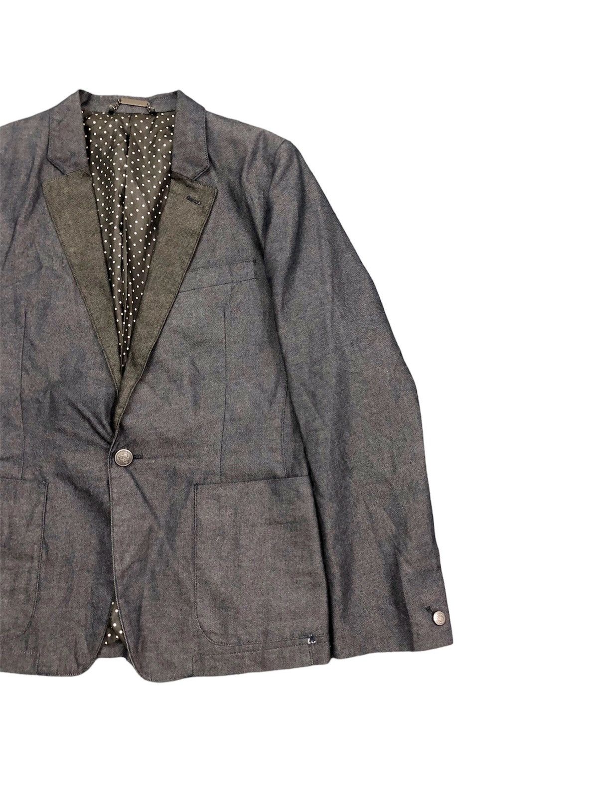 United Arrows United Arrows x Monkey Time Indigo denim blazer jacket Size US M / EU 48-50 / 2 - 8 Thumbnail