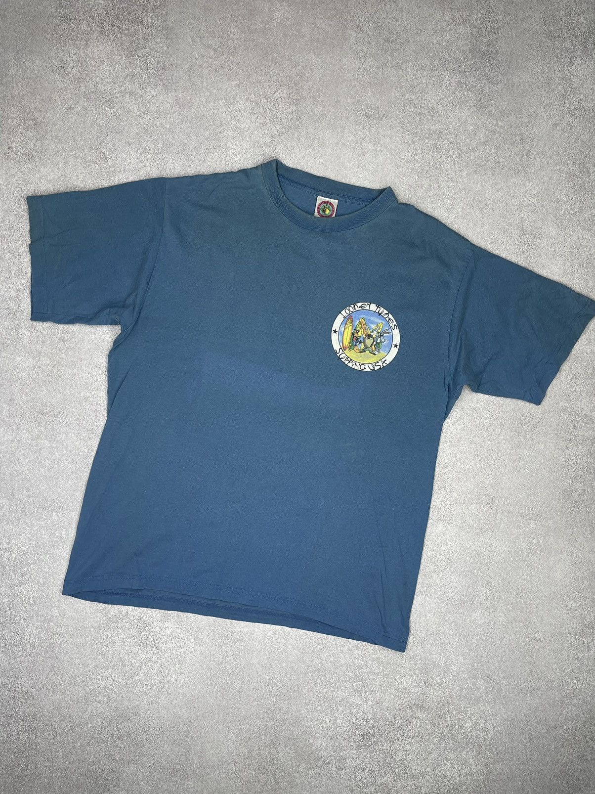 Vintage Vintage Looney Tunes Surfing USA 1998 T Shirt Warner Bros Size US L / EU 52-54 / 3 - 5 Thumbnail