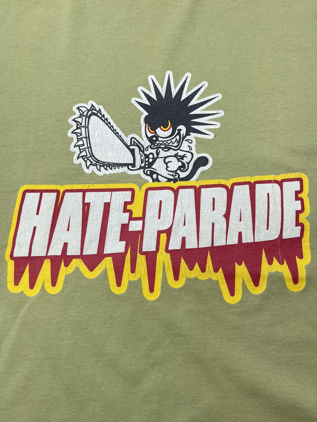 Other Vintage Hate Parade T Shirt Big Print Logo Y2K Size US XL / EU 56 / 4 - 3 Thumbnail