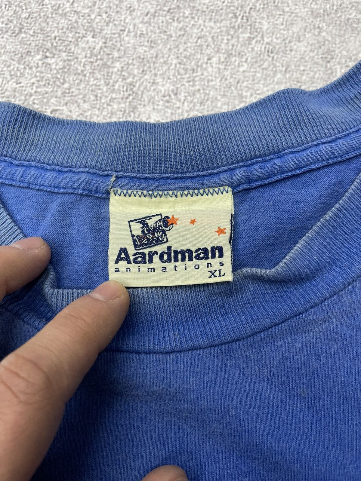 Vintage Rare Vintage Aardman Wallace & Gromit 1989 TShirt Big Print Size US XL / EU 56 / 4 - 6 Thumbnail