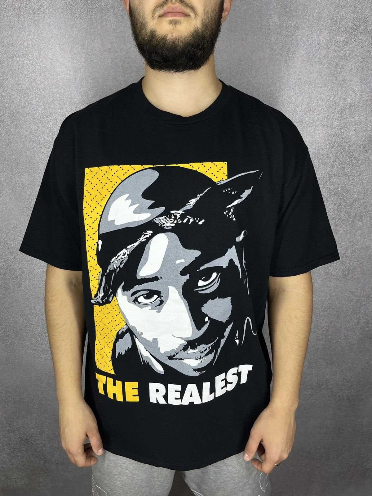 Japanese Brand × Rap Tees × Vintage 2pac Black rare t shirt gildan size xxl Size US XXL / EU 58 / 5 - 1 Thumbnail