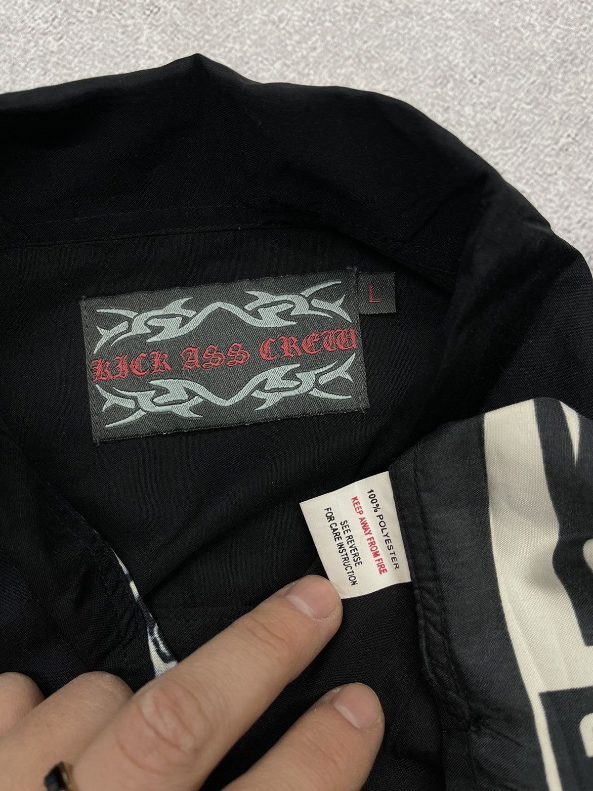 Rap Tees Rare Vintage Kick Ass Crew Shirt Old School Rap Artist Y2K Size US L / EU 52-54 / 3 - 8 Thumbnail