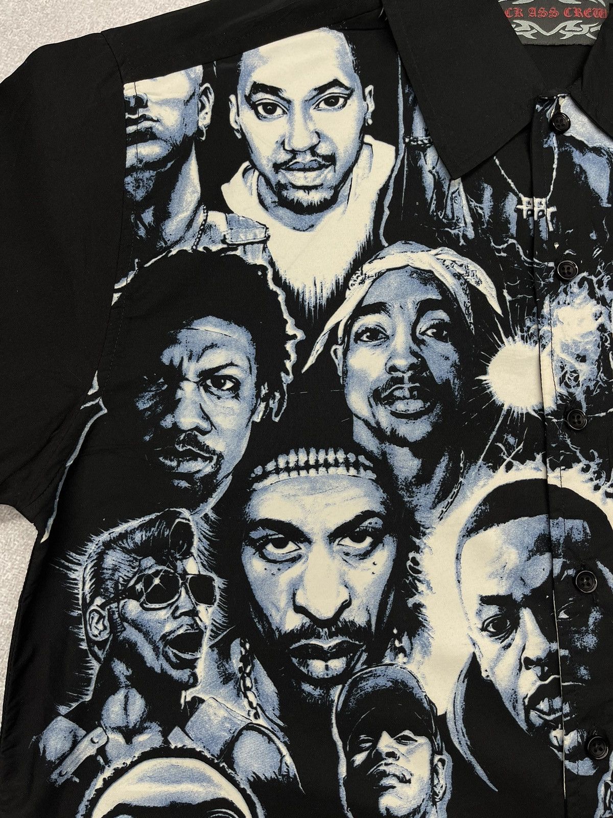 Rap Tees Rare Vintage Kick Ass Crew Shirt Old School Rap Artist Y2K Size US L / EU 52-54 / 3 - 7 Thumbnail