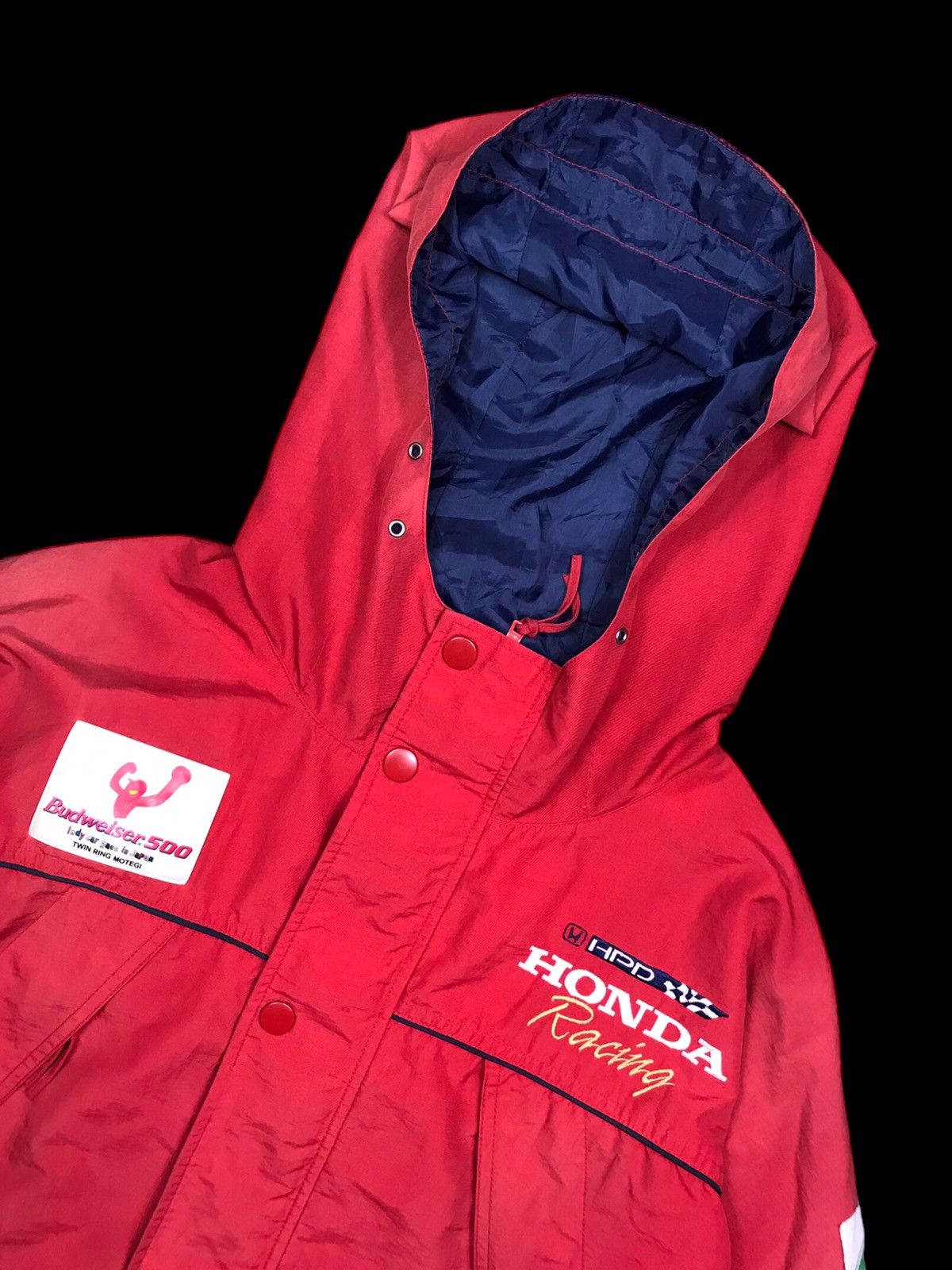 Honda 🔥VINTAGE SUNFADED HPD HONDA RACING JACKET BY DANBIRD Size US XL / EU 56 / 4 - 5 Thumbnail