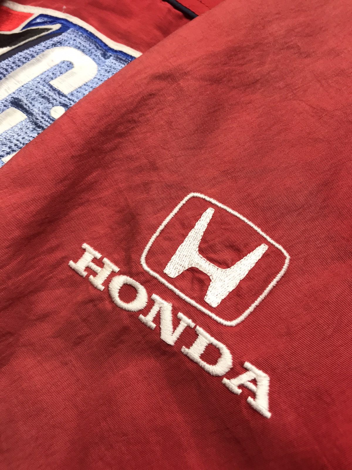 Honda 🔥VINTAGE SUNFADED HPD HONDA RACING JACKET BY DANBIRD Size US XL / EU 56 / 4 - 22 Thumbnail