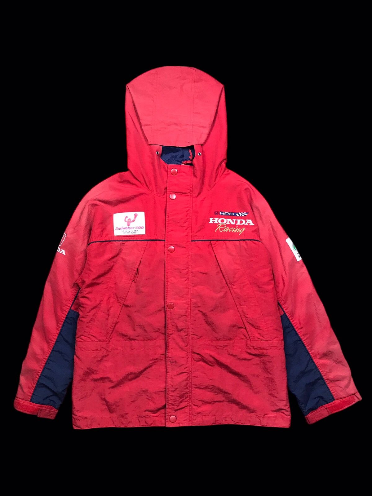 Honda 🔥VINTAGE SUNFADED HPD HONDA RACING JACKET BY DANBIRD Size US XL / EU 56 / 4 - 1 Thumbnail