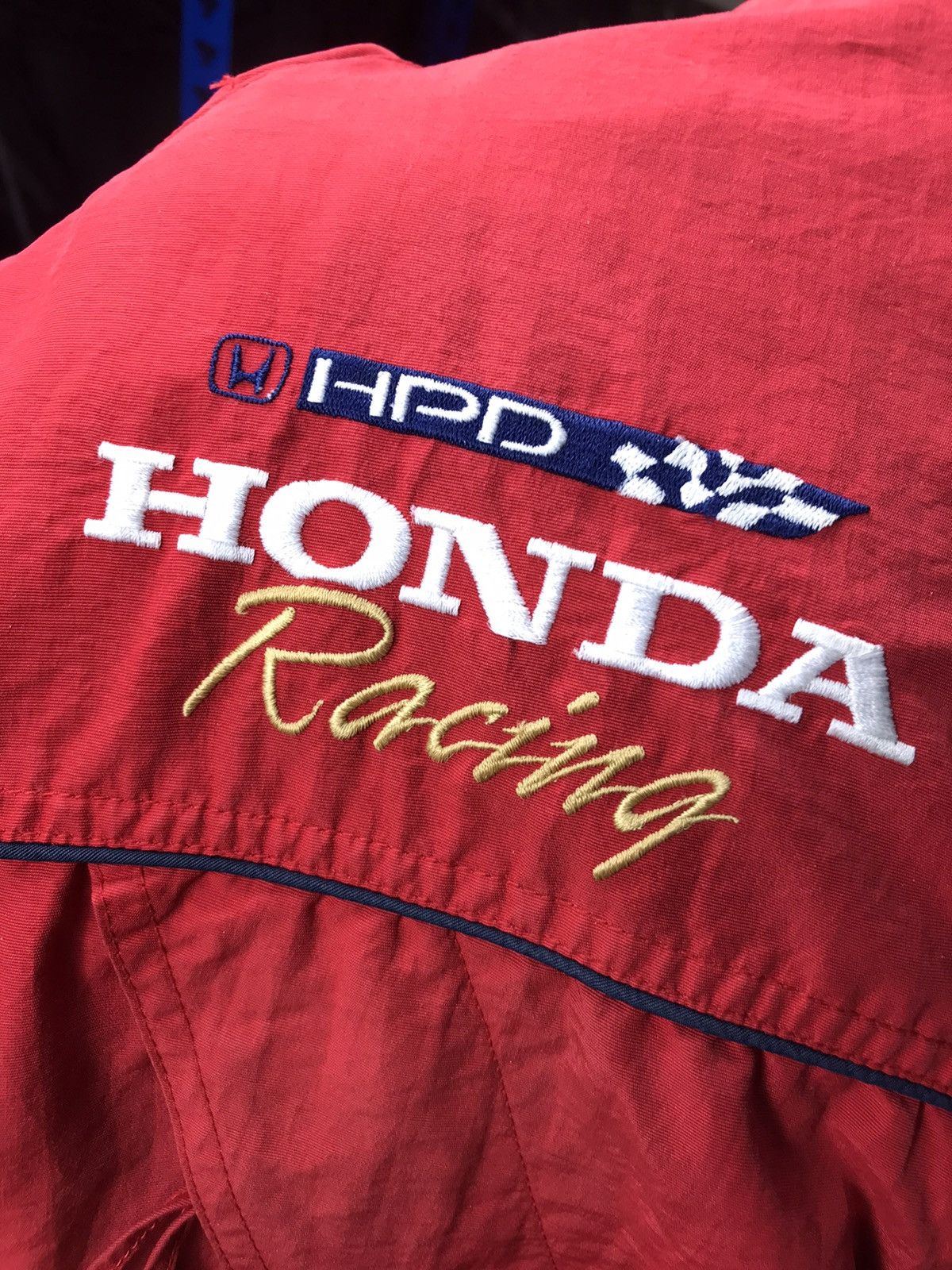Honda 🔥VINTAGE SUNFADED HPD HONDA RACING JACKET BY DANBIRD Size US XL / EU 56 / 4 - 17 Thumbnail