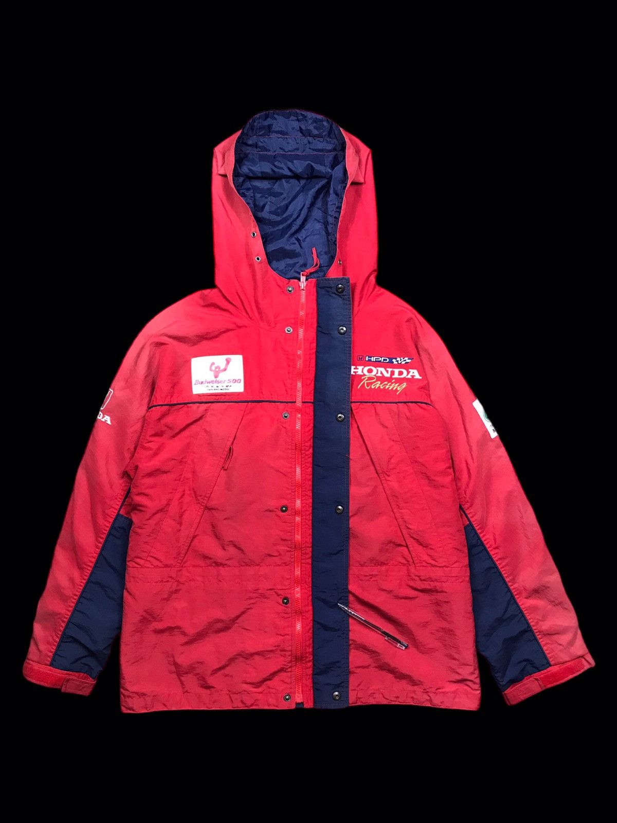 Honda 🔥VINTAGE SUNFADED HPD HONDA RACING JACKET BY DANBIRD Size US XL / EU 56 / 4 - 2 Thumbnail