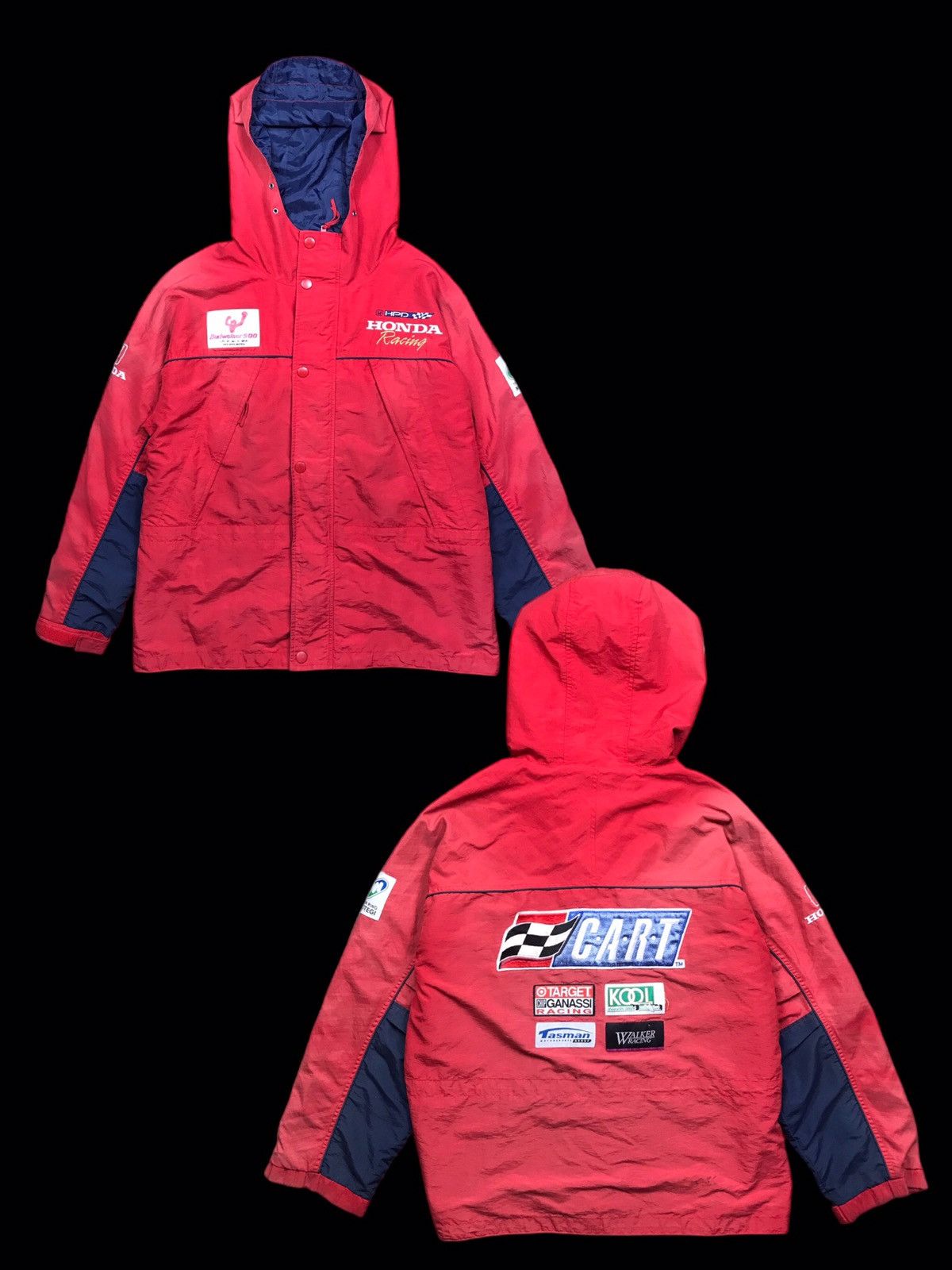 Honda 🔥VINTAGE SUNFADED HPD HONDA RACING JACKET BY DANBIRD Size US XL / EU 56 / 4 - 4 Thumbnail