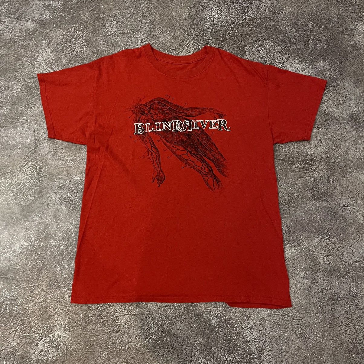 Vintage Vintage Y2K Blindriver Graphic Tee Skulls Horror Grunge Red Size US L / EU 52-54 / 3 - 2 Thumbnail