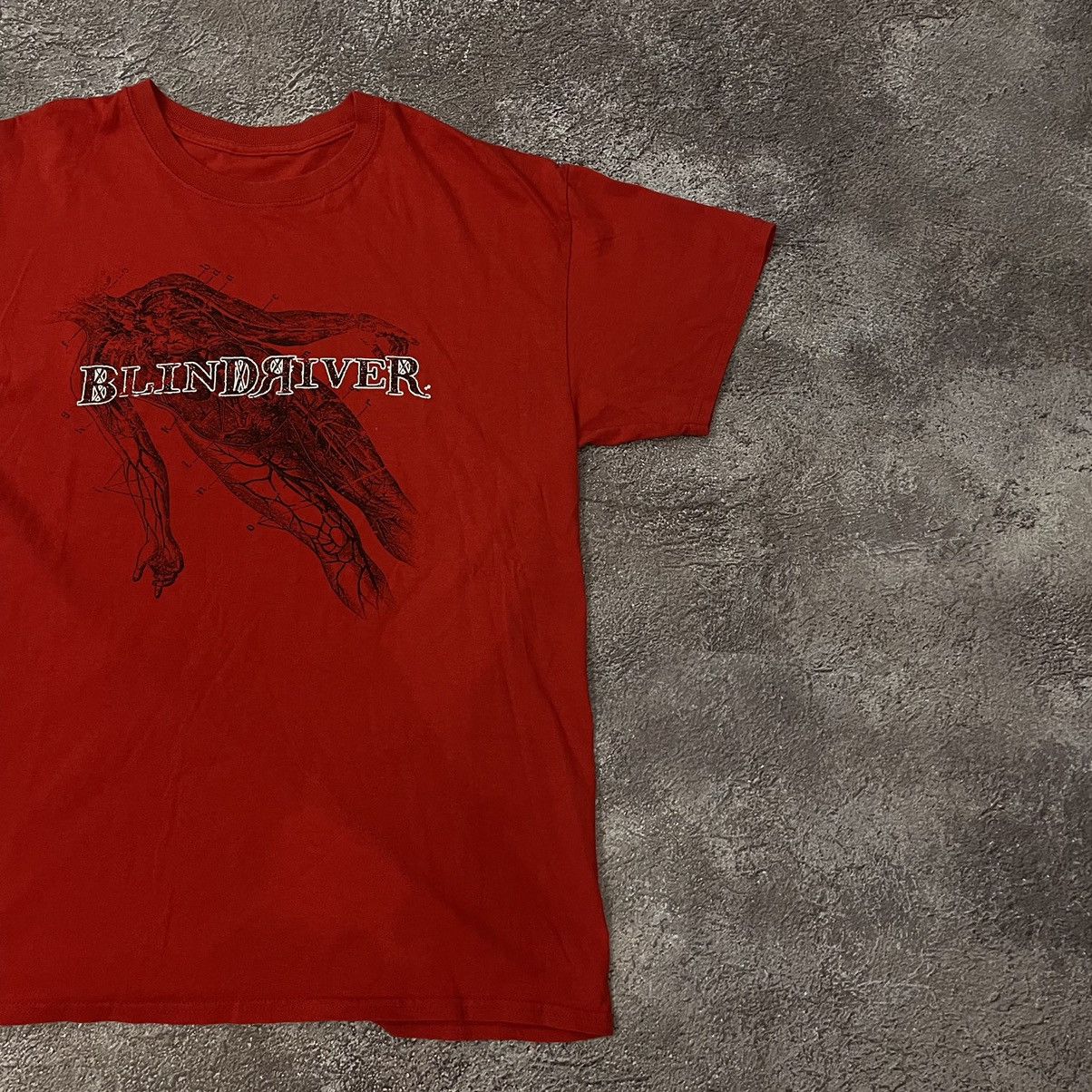 Vintage Vintage Y2K Blindriver Graphic Tee Skulls Horror Grunge Red Size US L / EU 52-54 / 3 - 3 Thumbnail