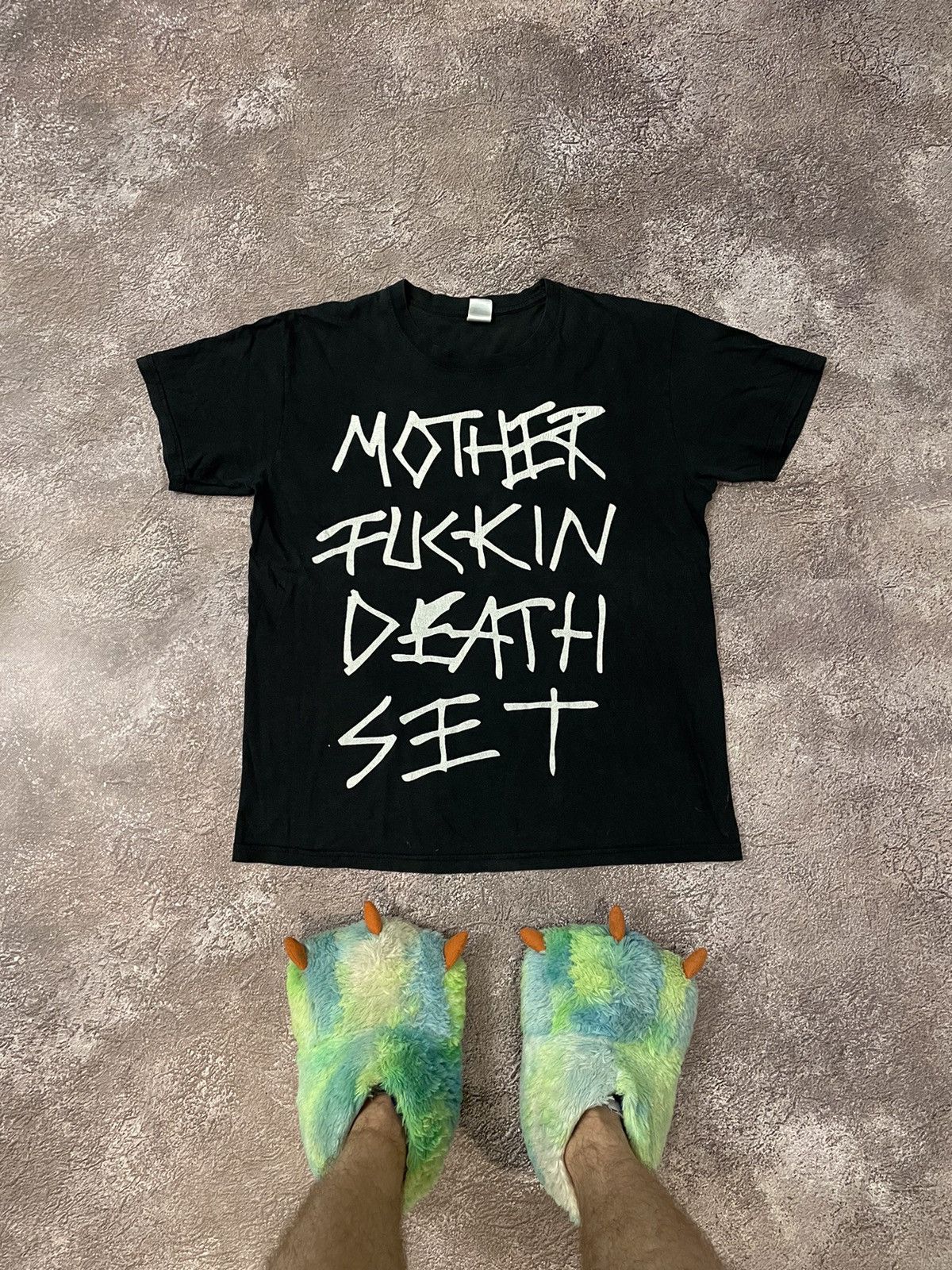 Vintage Vintage 90s Graphic Tee Punk Grunge Humor Streetwear Baggy M Size US M / EU 48-50 / 2 - 1 Thumbnail