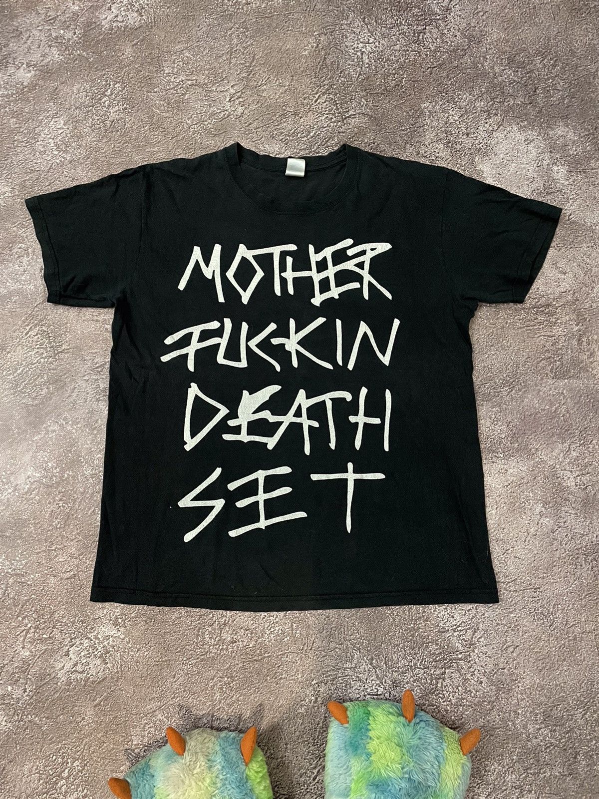 Vintage Vintage 90s Graphic Tee Punk Grunge Humor Streetwear Baggy M Size US M / EU 48-50 / 2 - 2 Thumbnail