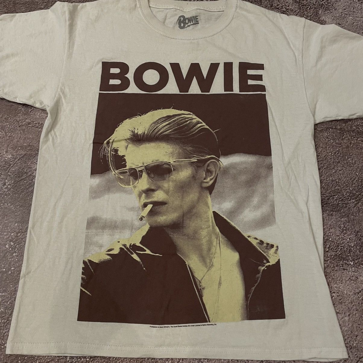 Vintage Vintage 90s Bowie Graphic Band Tee Sun Faded Grunge Baggy M Size US M / EU 48-50 / 2 - 5 Thumbnail