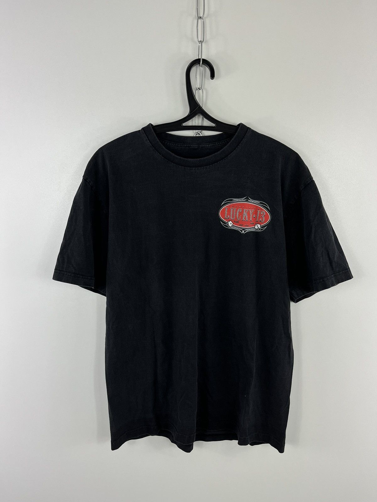 Lucky Brand × Vintage Lucky13 Vintage T-Shirt Hot Woman’s Devil Logo Size L Size US L / EU 52-54 / 3 - 2 Thumbnail